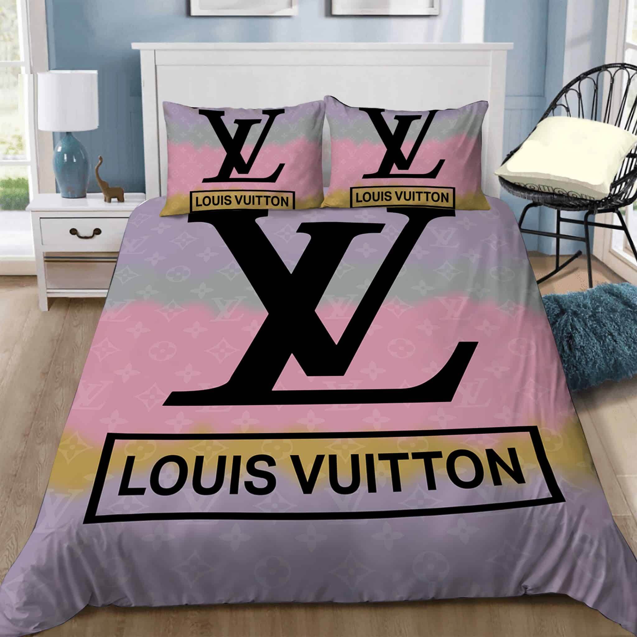 Louis Vuitton Luxury Brands 27 Bedding Set – Duvet Cover – 3D New Luxury – Twin Full Queen King Size Comforter Cover