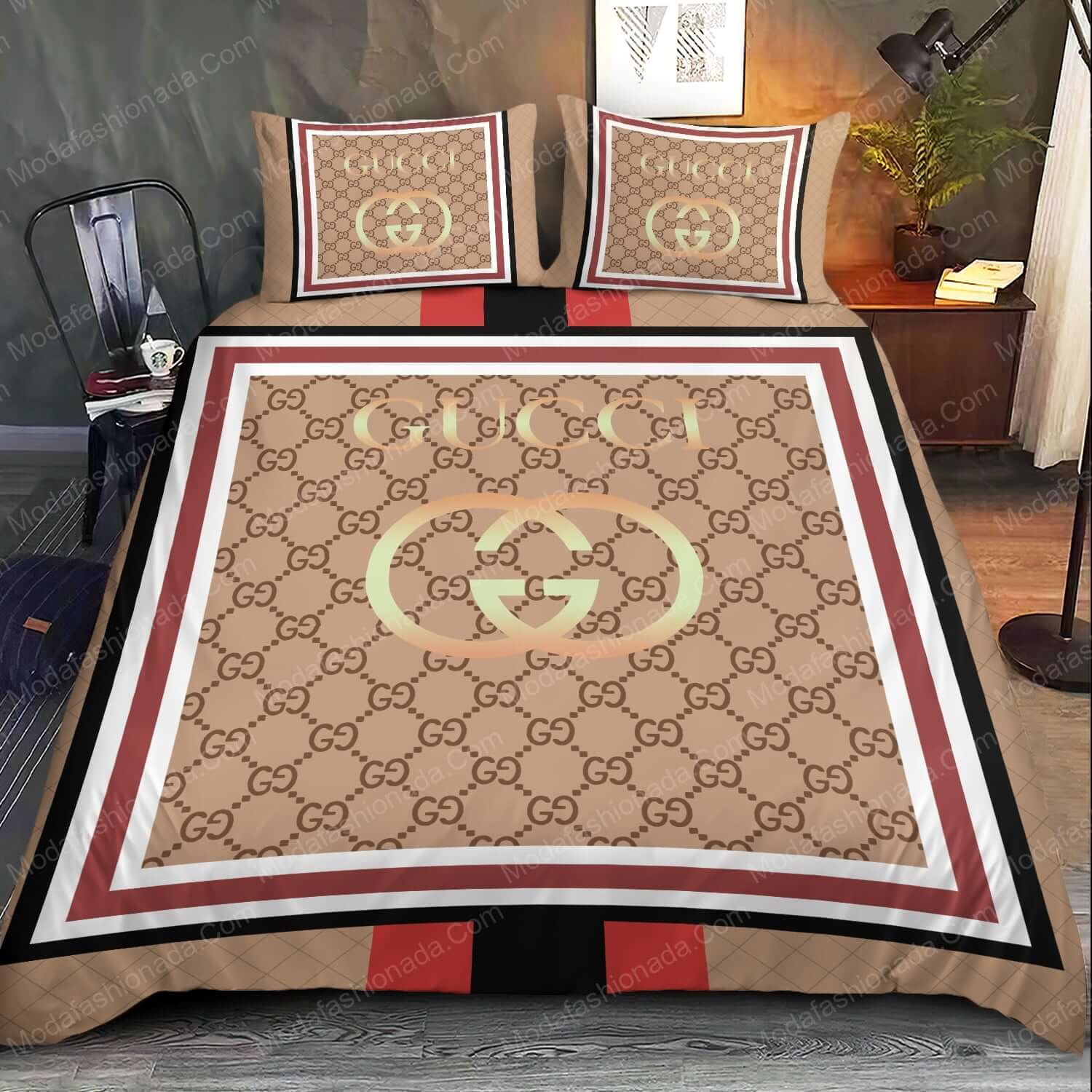 Luxury Gucci Logo Fashion Brands 26 Bedding Set - Modafashionada.Com Luxury Gucci Logo Fashion Brands 26 Bedding Set - Modafashionada.Com