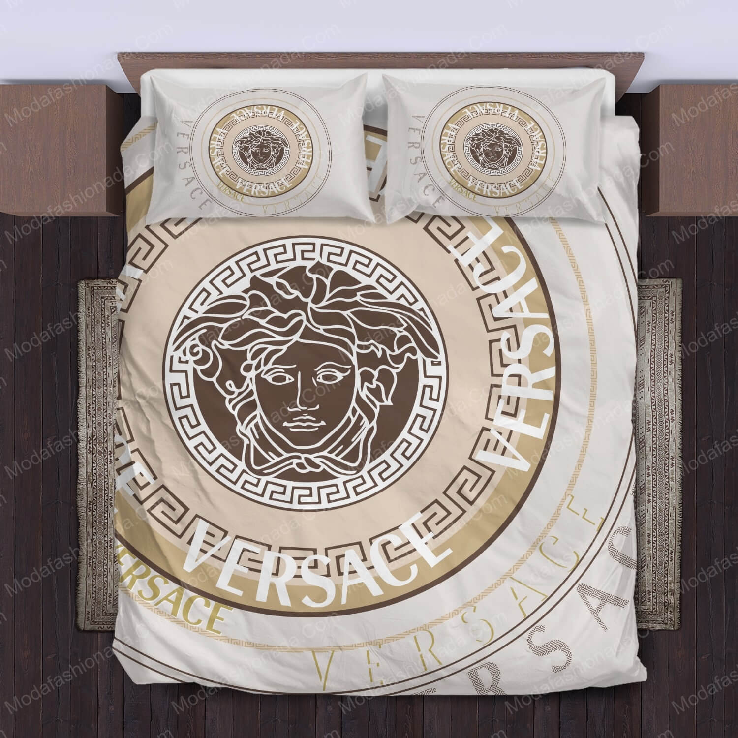 Luxury Versace Logo Brands 7 Bedding Set - Modafashionada.Com Luxury Versace Logo Brands 7 Bedding Set - Modafashionada.Com