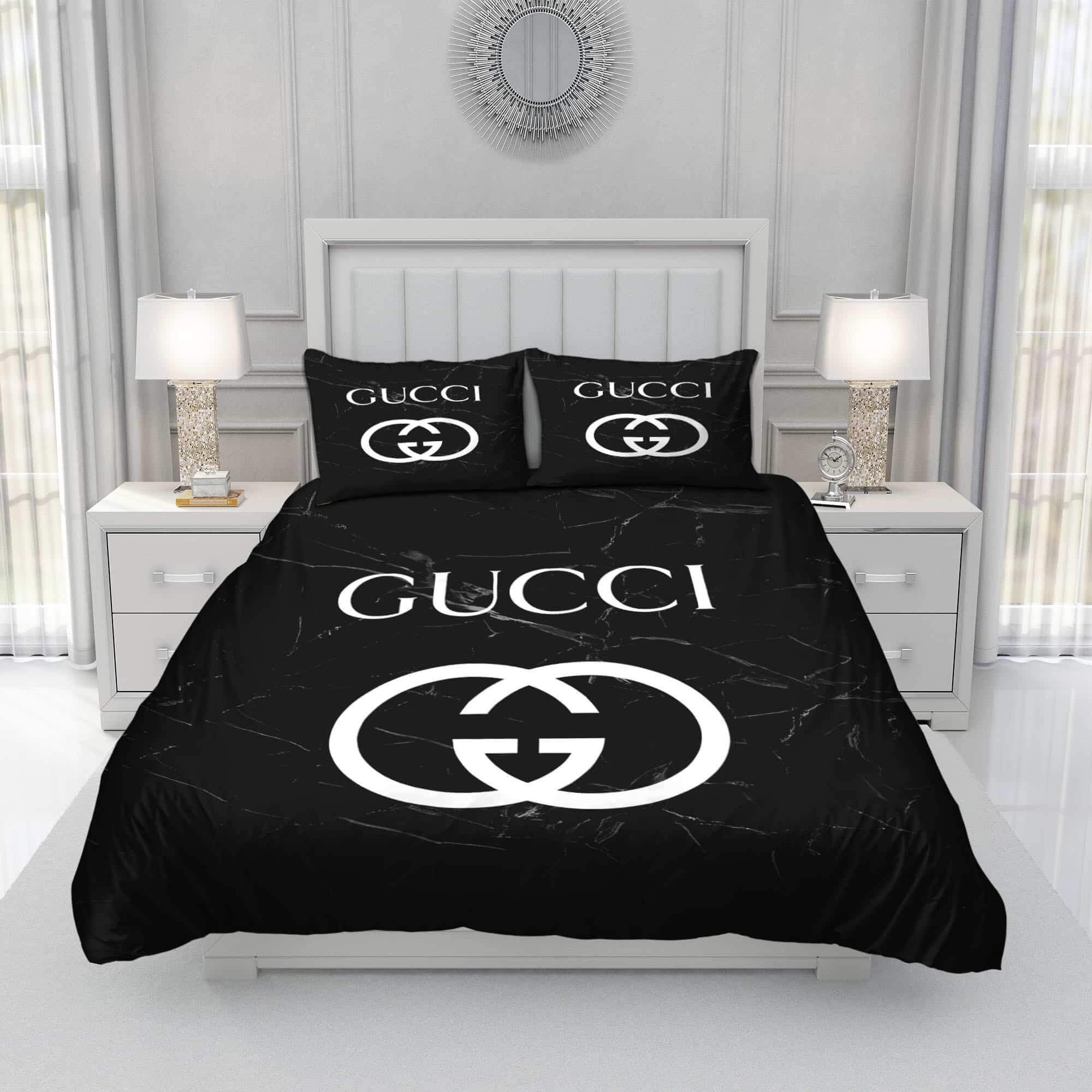 Gucci Black Marble Marmor Bedding Sets Gucci Black Marble Marmor Bedding Sets