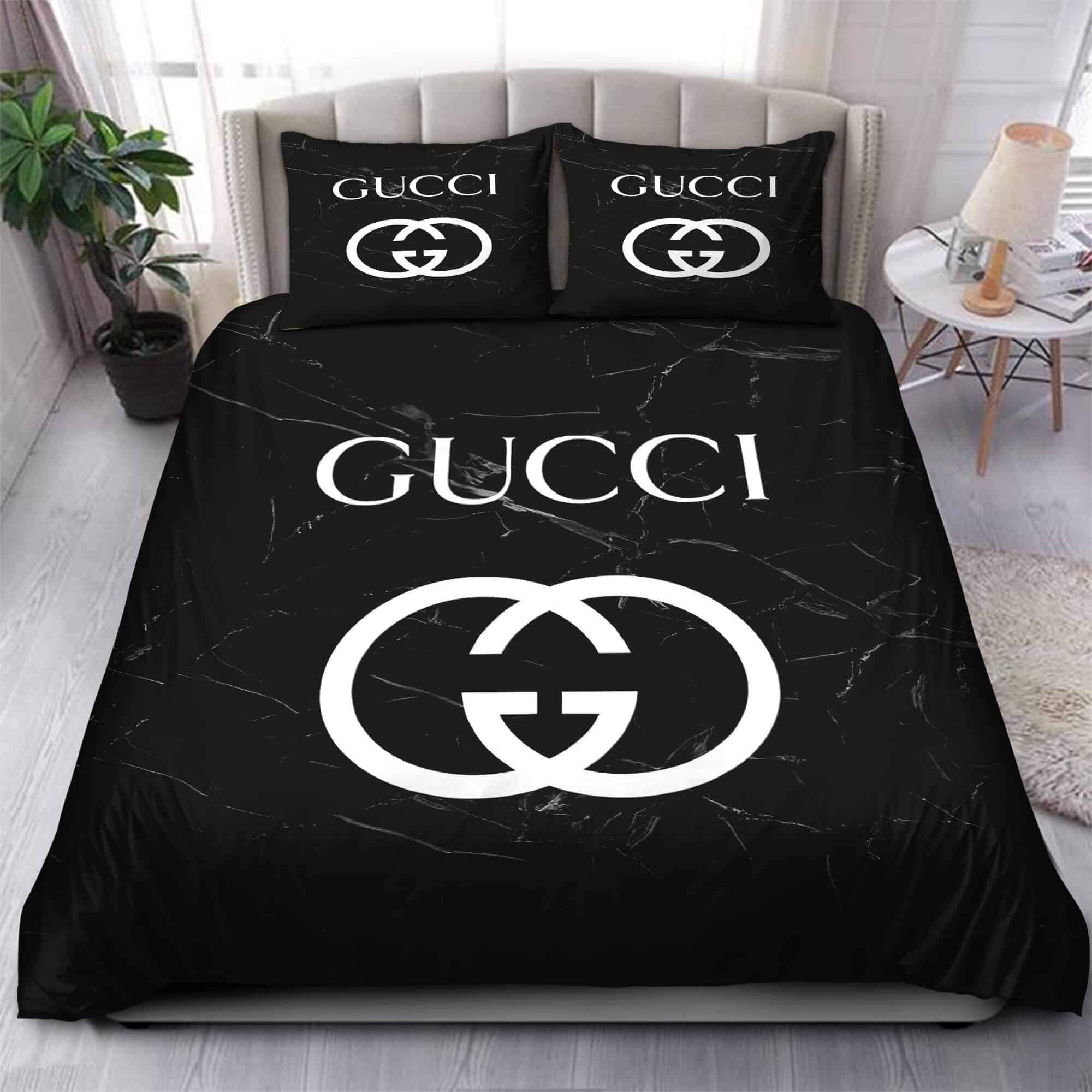 Gucci Black Marble Marmor Bedding Sets Gucci Black Marble Marmor Bedding Sets