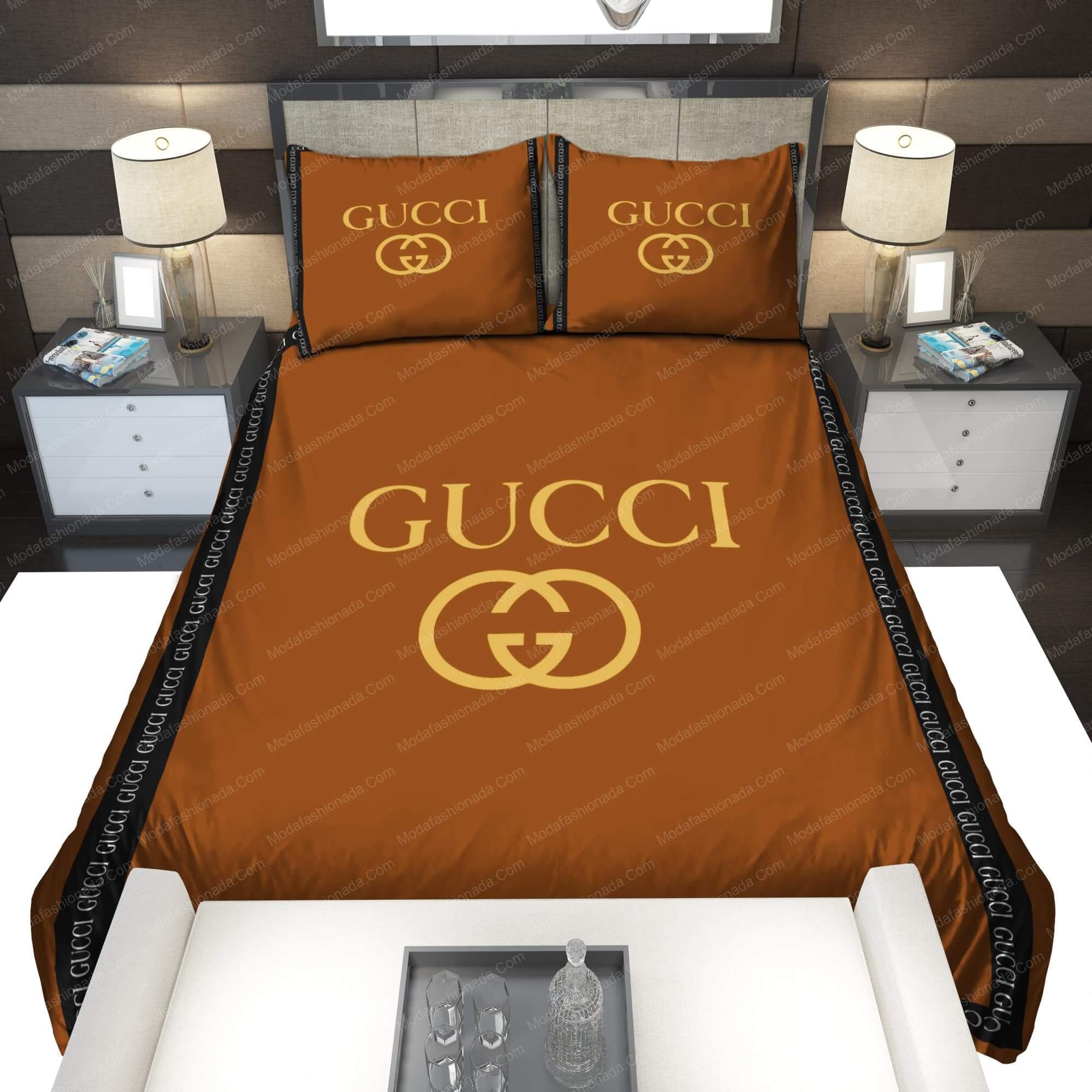 Brown Gucci Bedding Sets