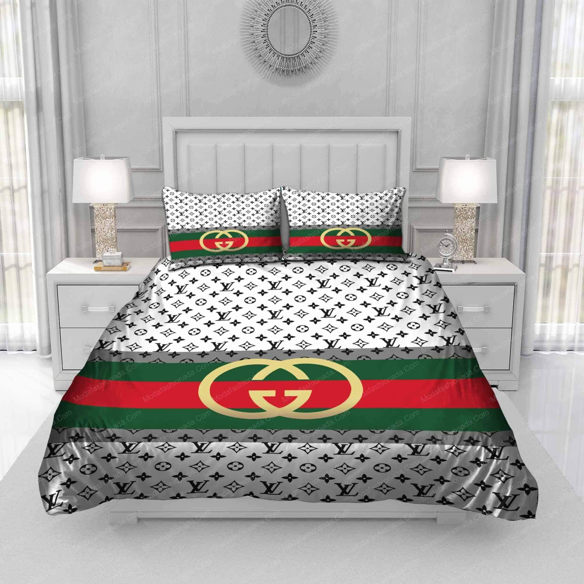 Gucci Louis Vuitton Symbol Bedding Sets Gucci Louis Vuitton Symbol Bedding Sets