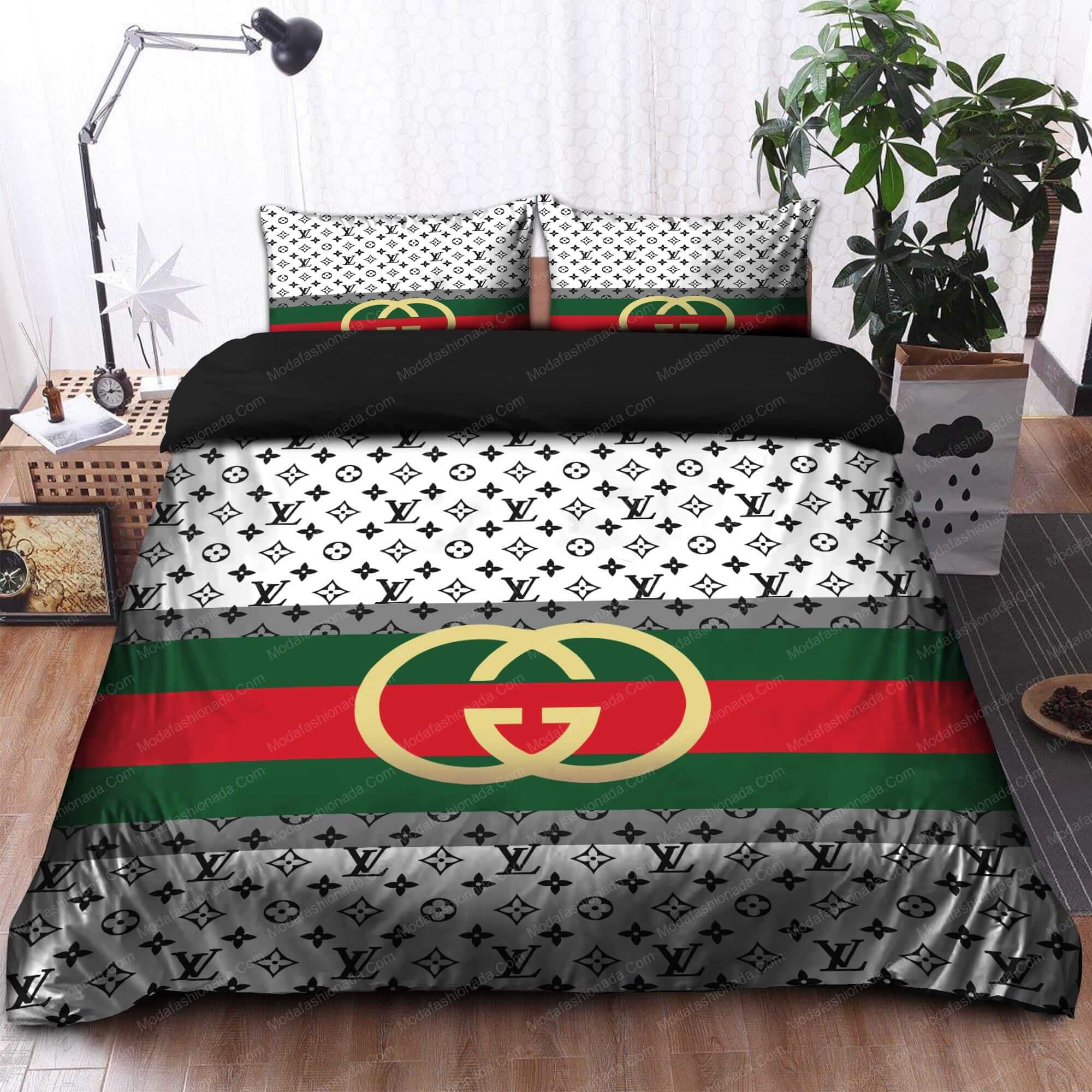 Gucci Louis Vuitton Symbol Bedding Sets Gucci Louis Vuitton Symbol Bedding Sets