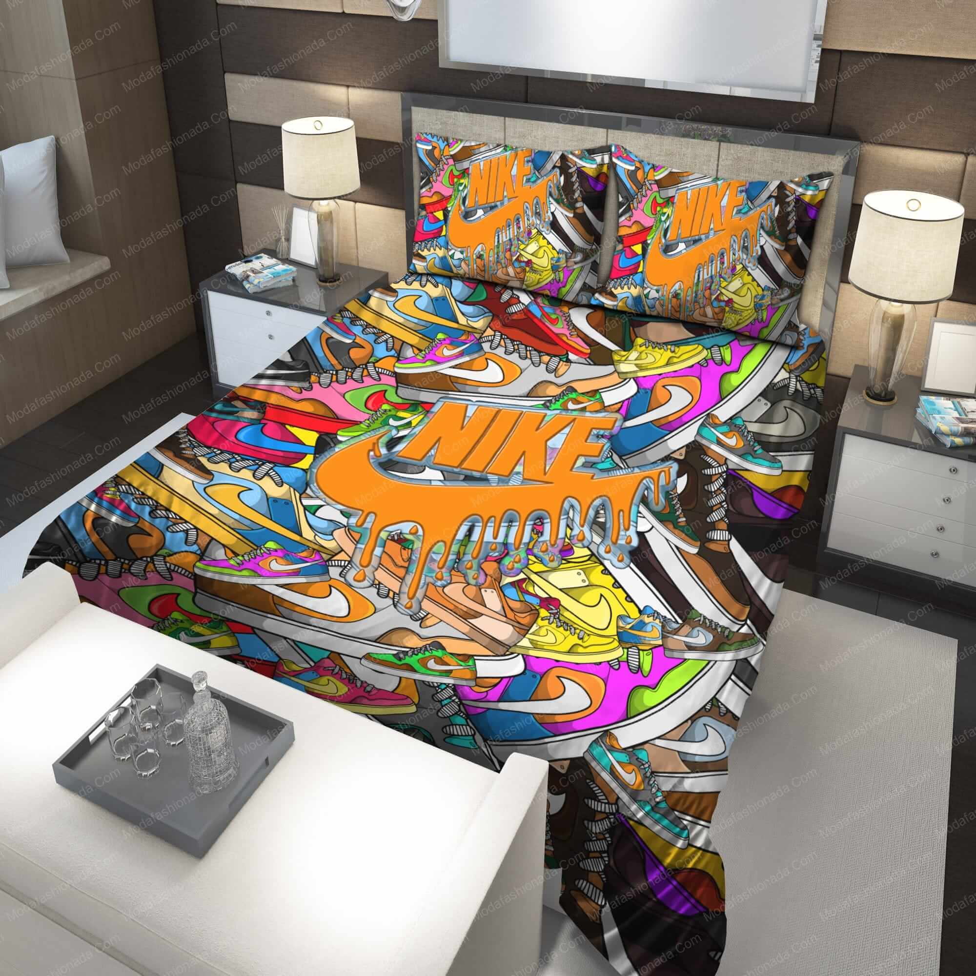 Colorful Nike Shoes Bedding Sets Colorful Nike Shoes Bedding Sets