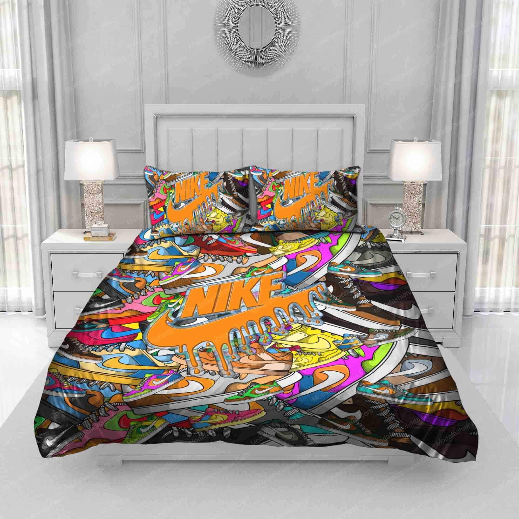 Colorful Nike Shoes Bedding Sets Colorful Nike Shoes Bedding Sets