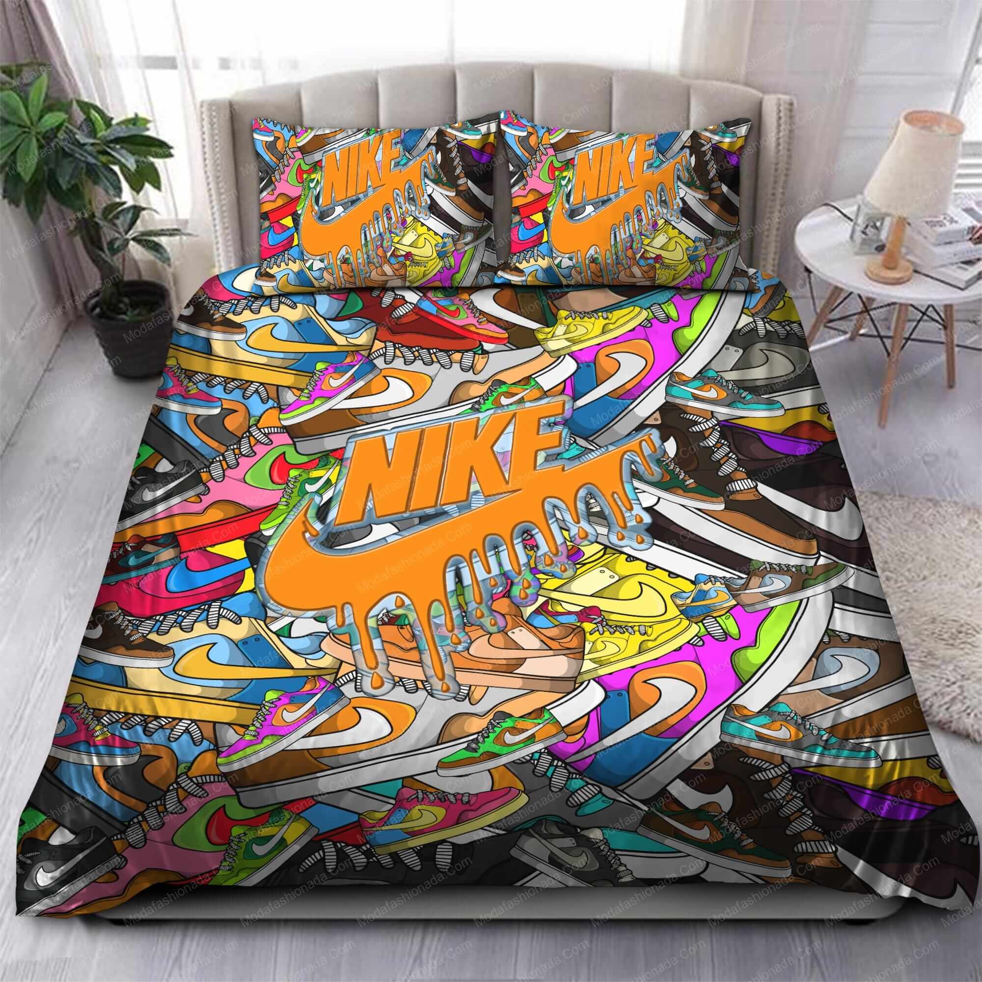 Colorful Nike Shoes Bedding Sets Colorful Nike Shoes Bedding Sets