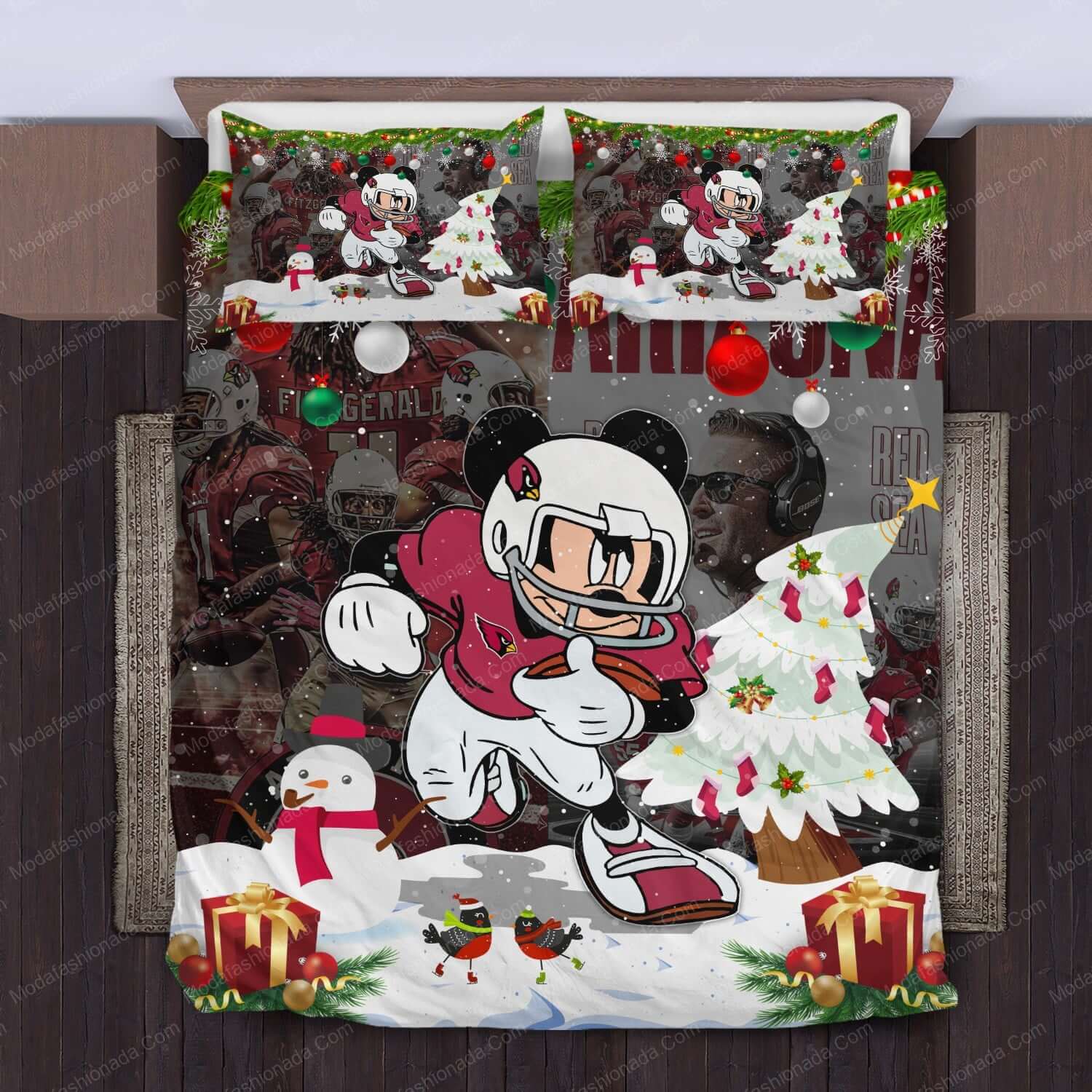 NFL Arizona Cardinals Mickey Mouse Bedding Sets