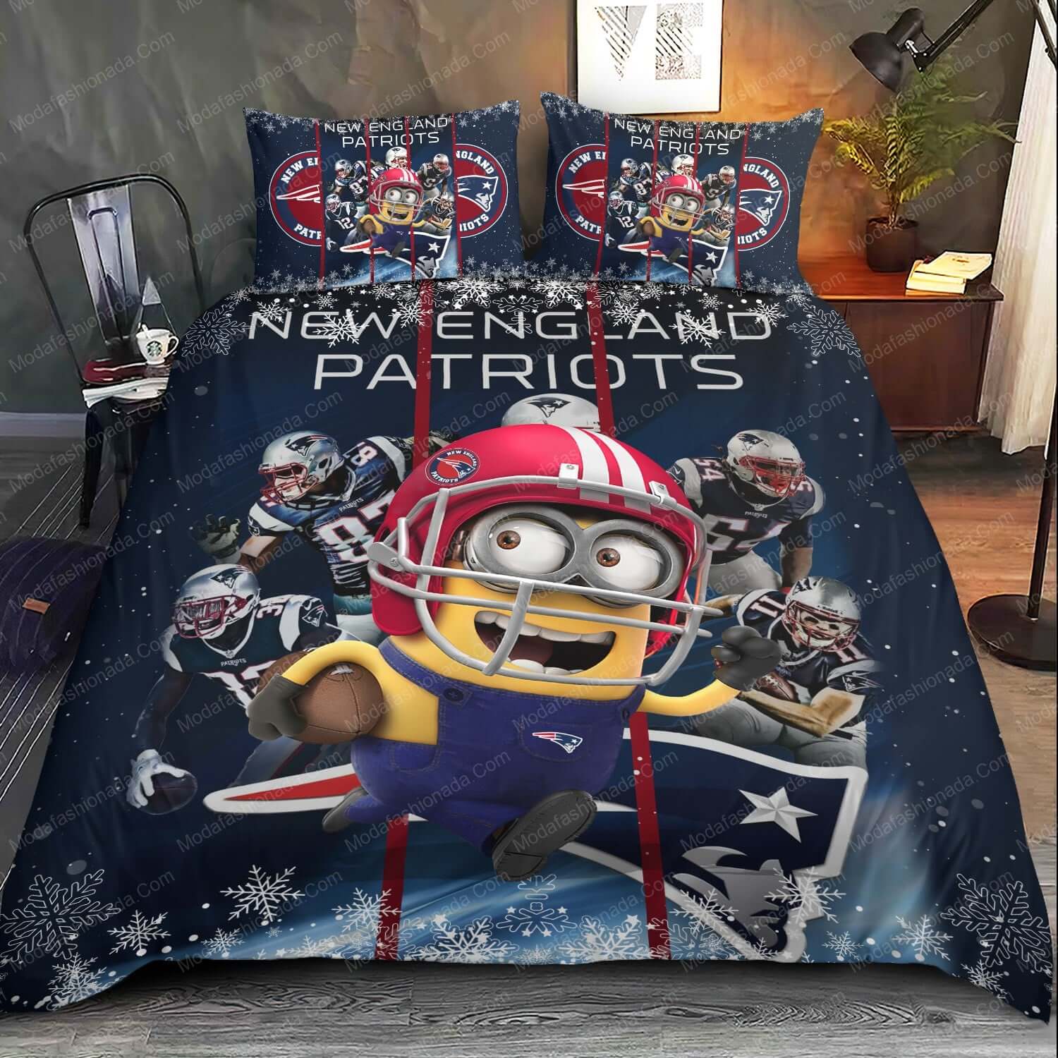 NFL New England Patriots Minion Bedding Sets
