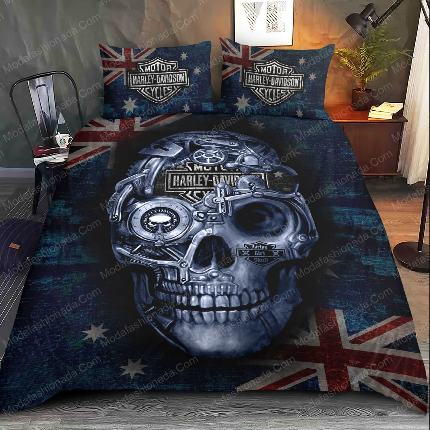 Harley-Davidson Australia Flag Bedding Sets Bedding Sets - Modafashionada.Com Harley-Davidson Australia Flag Bedding Sets Bedding Sets - Modafashionada.Com