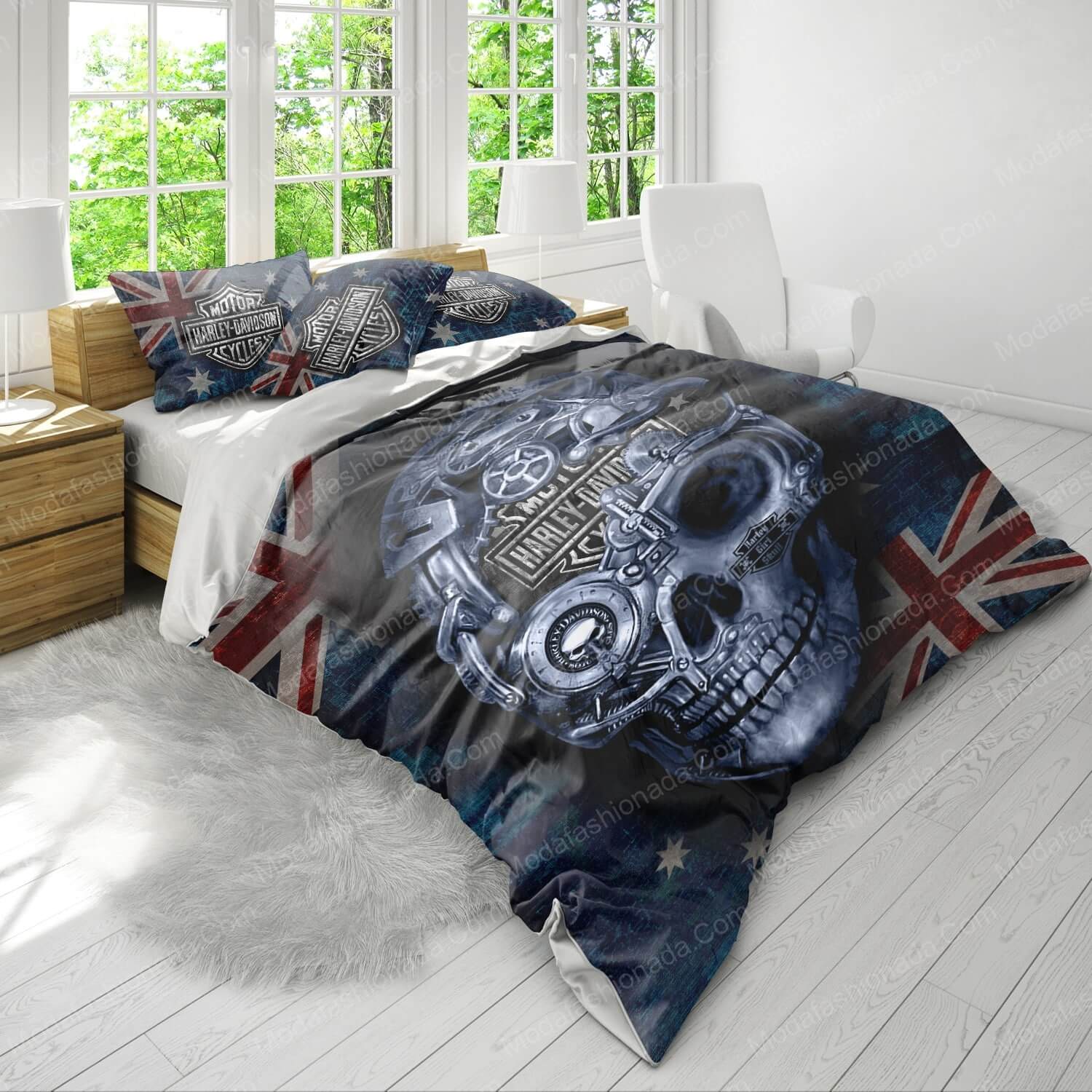 Harley-Davidson Australia Flag Bedding Sets Bedding Sets - Modafashionada.Com Harley-Davidson Australia Flag Bedding Sets Bedding Sets - Modafashionada.Com