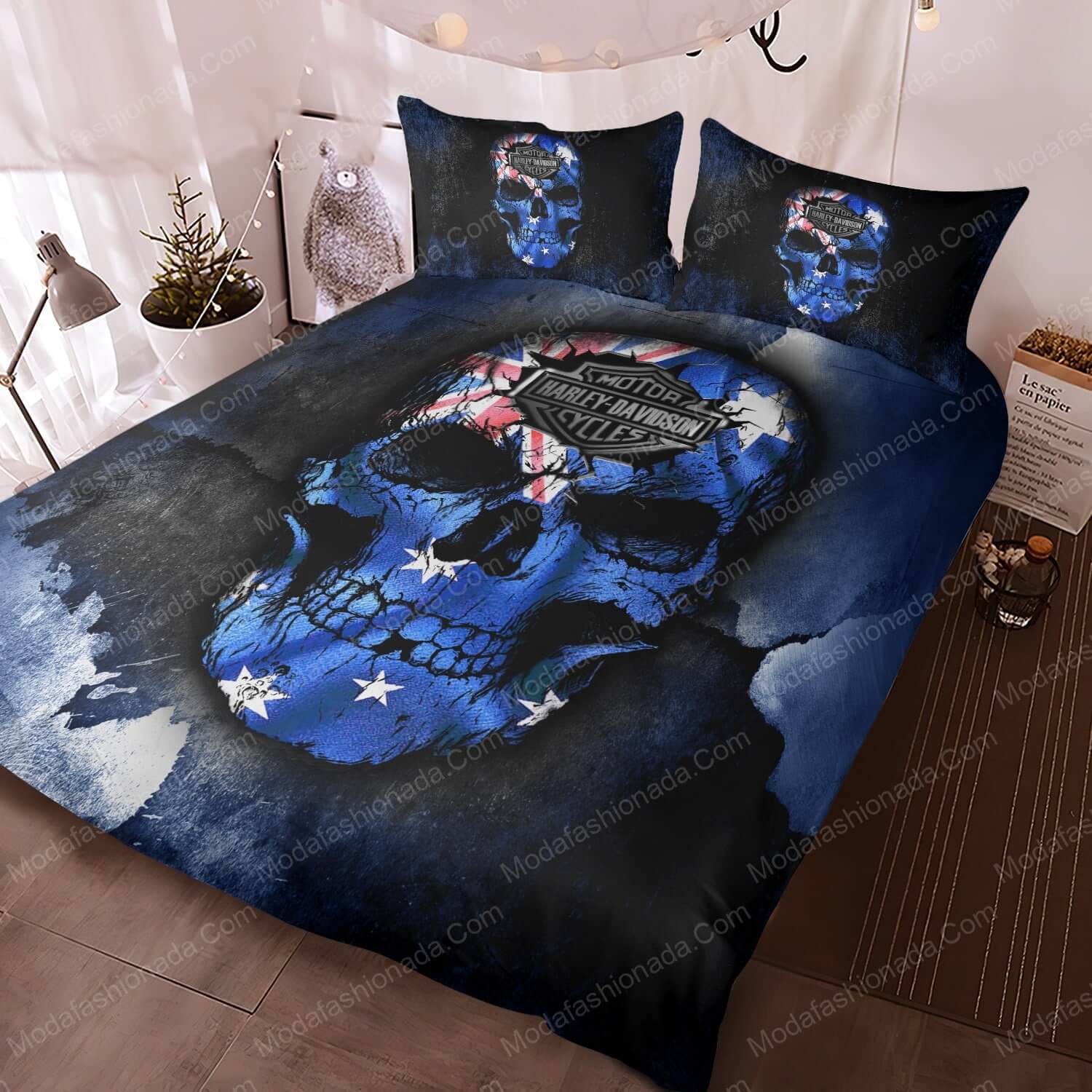 Harley Davidson Flag Australia Bed Sets Bedding Sets - Modafashionada.Com Harley Davidson Flag Australia Bed Sets Bedding Sets - Modafashionada.Com