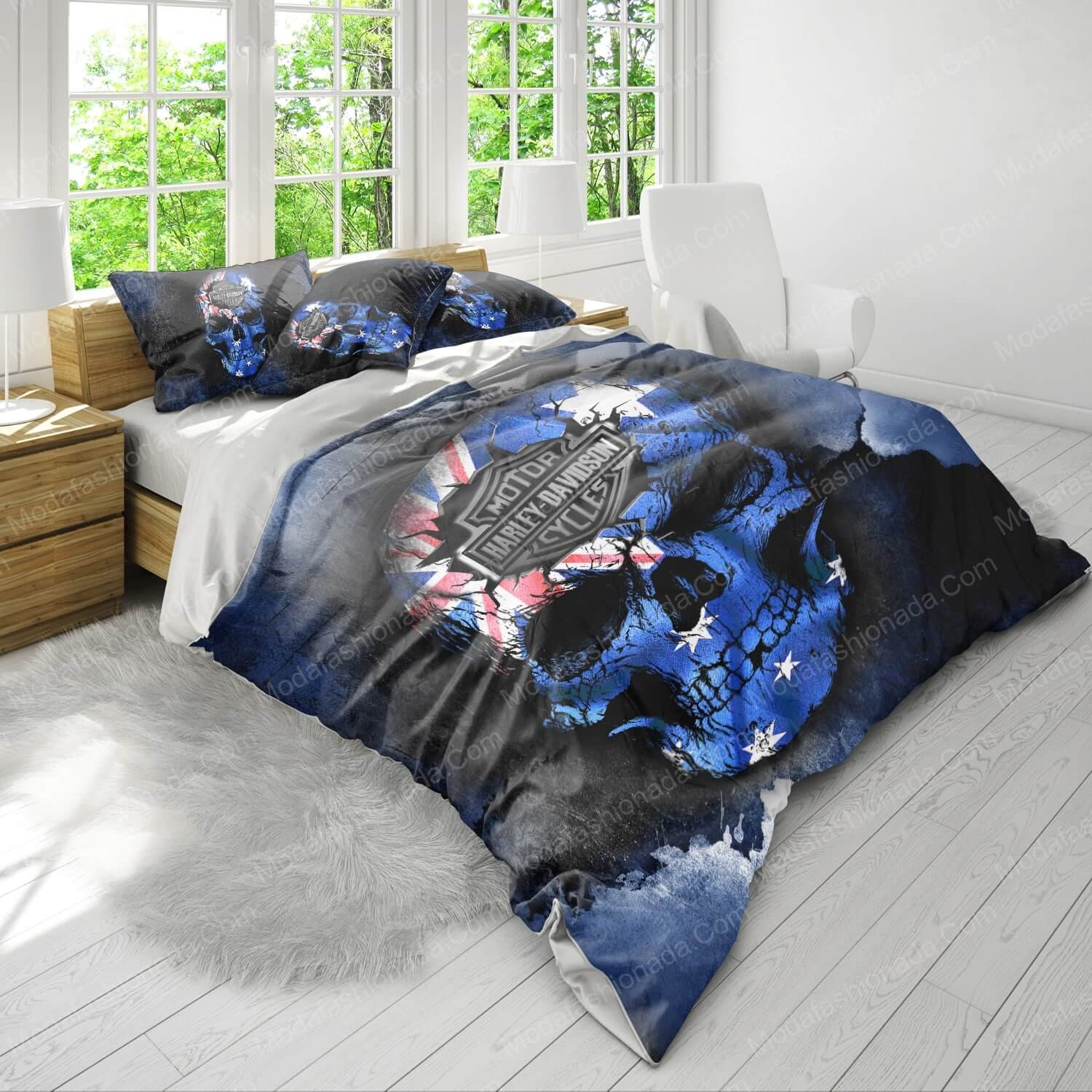 Harley Davidson Flag Australia Bed Sets Bedding Sets - Modafashionada.Com Harley Davidson Flag Australia Bed Sets Bedding Sets - Modafashionada.Com