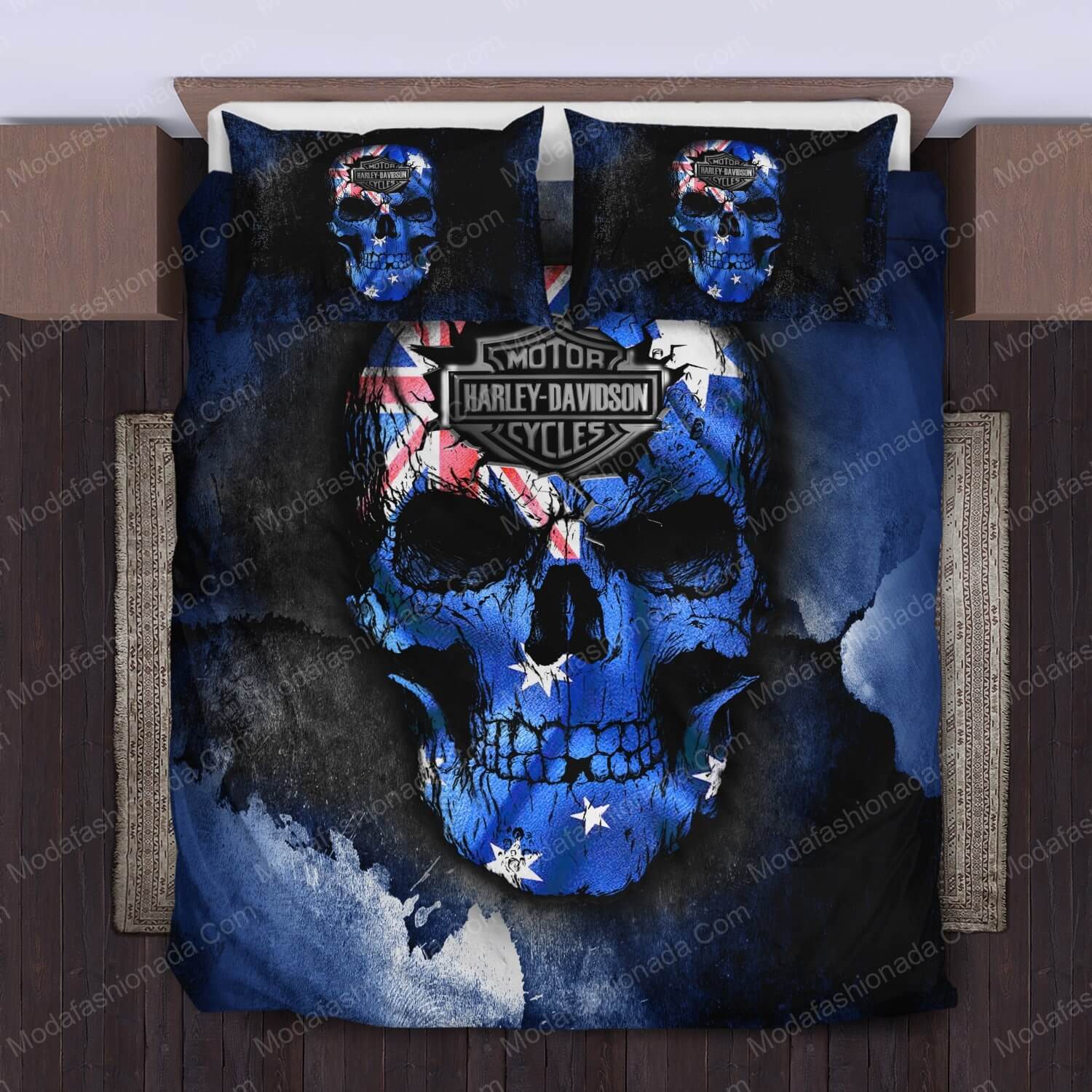 Harley Davidson Flag Australia Bed Sets Bedding Sets - Modafashionada.Com