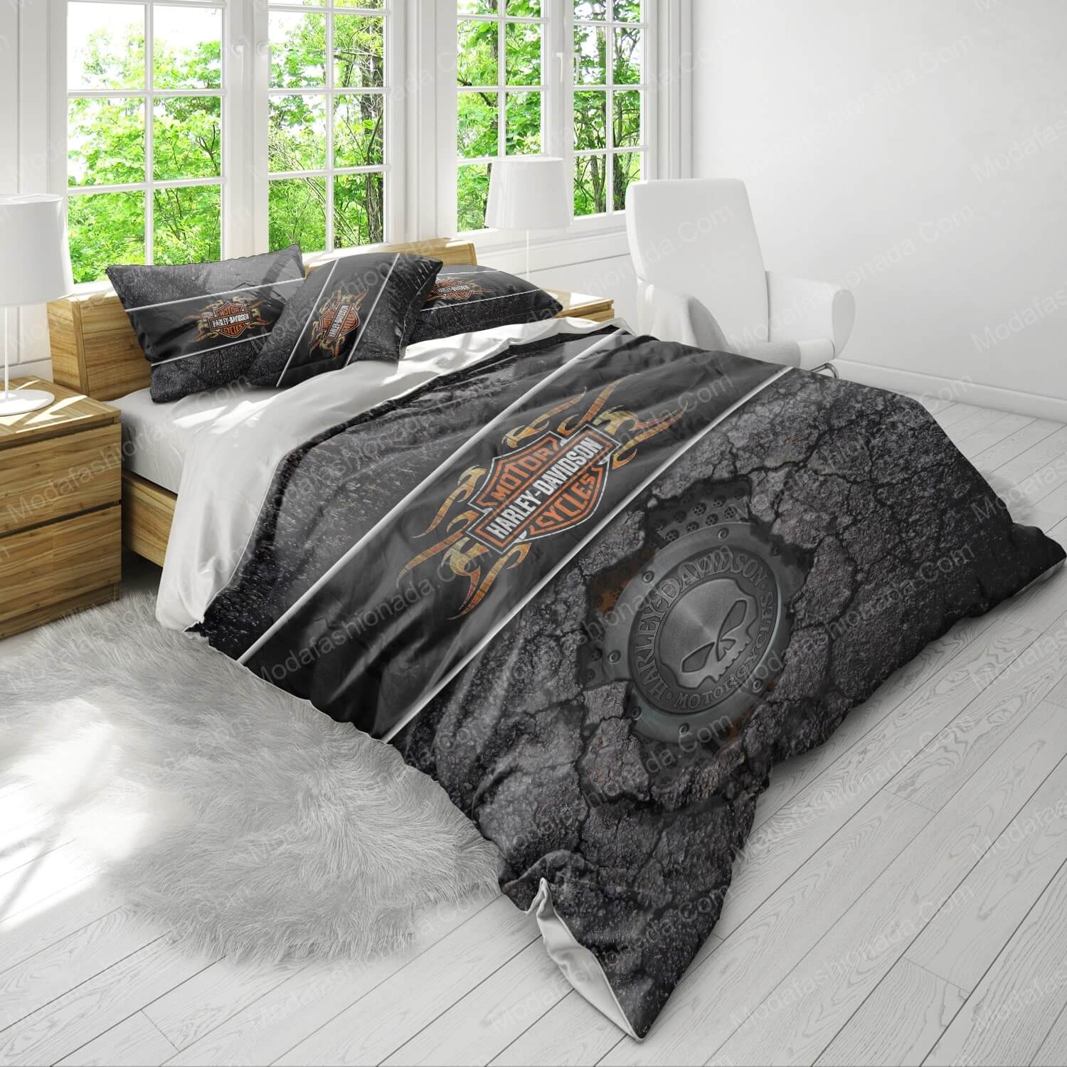Harley-Davidsons Biker Bedding Sets - Modafashionada.Com Harley-Davidsons Biker Bedding Sets - Modafashionada.Com
