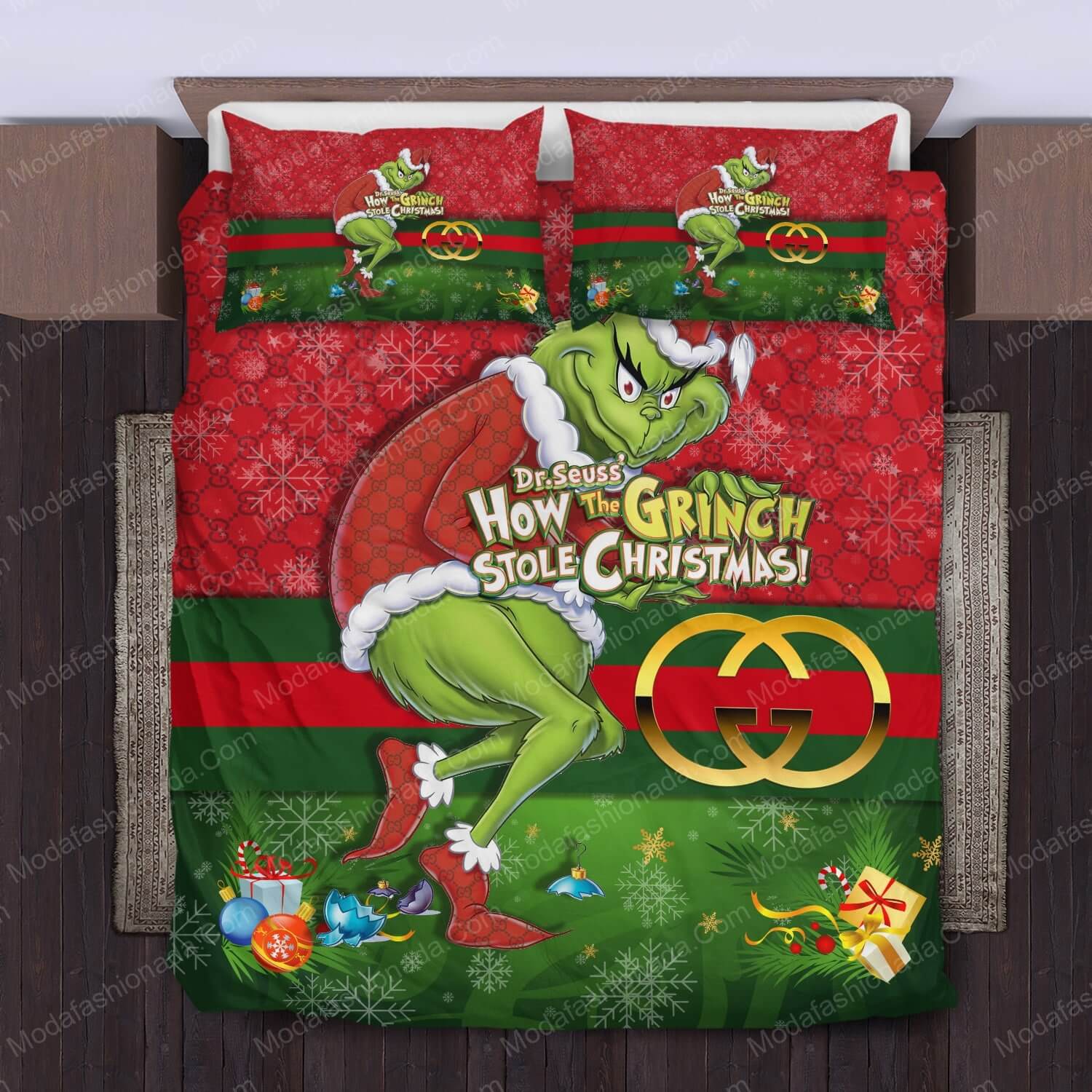 How The Grinch Stole Christmas Bed Sets Bedding Sets - Modafashionada.Com