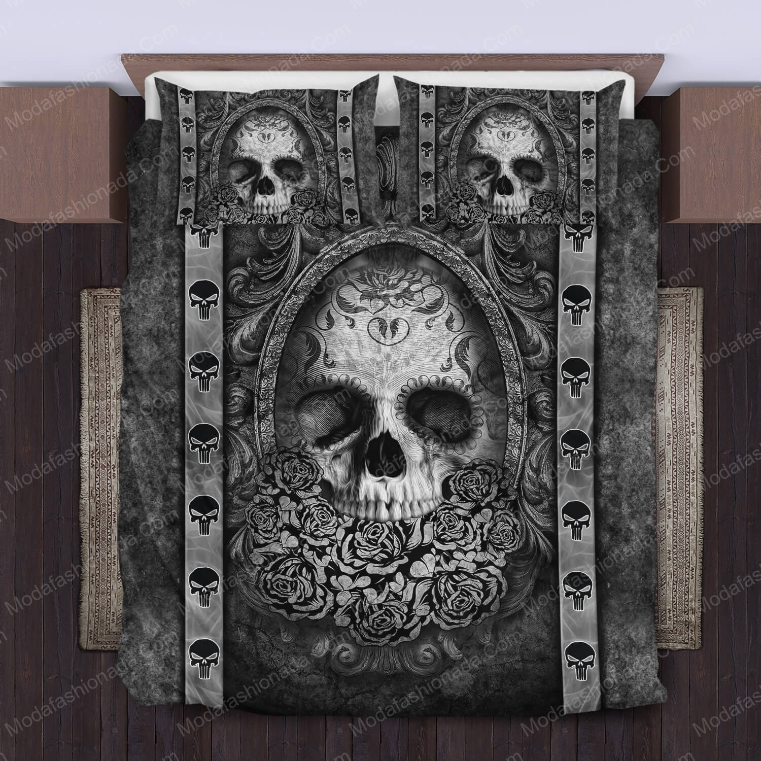 Chola Sugar Skulls Halloween Bed Sets Bedding Sets - Modafashionada.Com