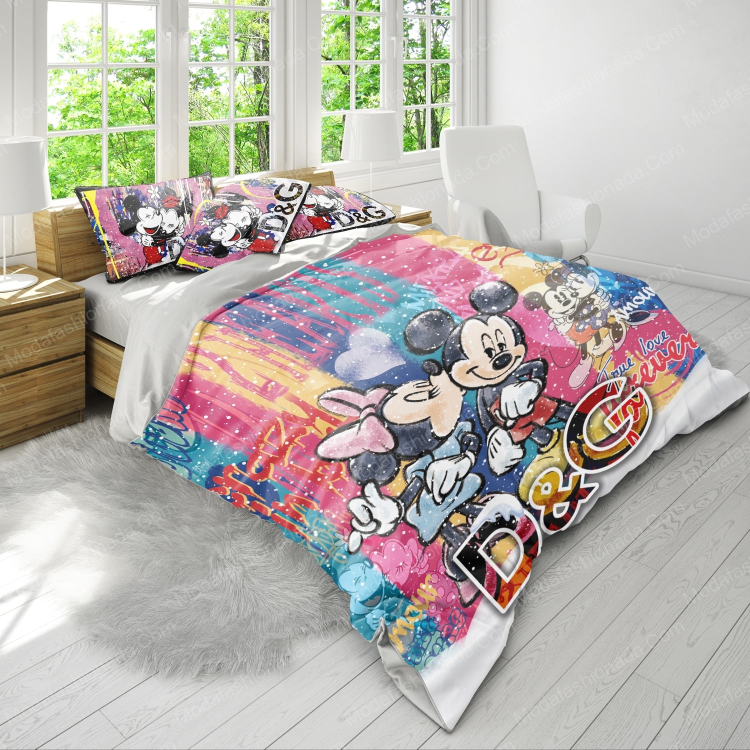 Dolce & Gabbana Mickey Style Merry Christmas Bed Sets Bedding Sets - Modafashionada.Com Dolce & Gabbana Mickey Style Merry Christmas Bed Sets Bedding Sets - Modafashionada.Com