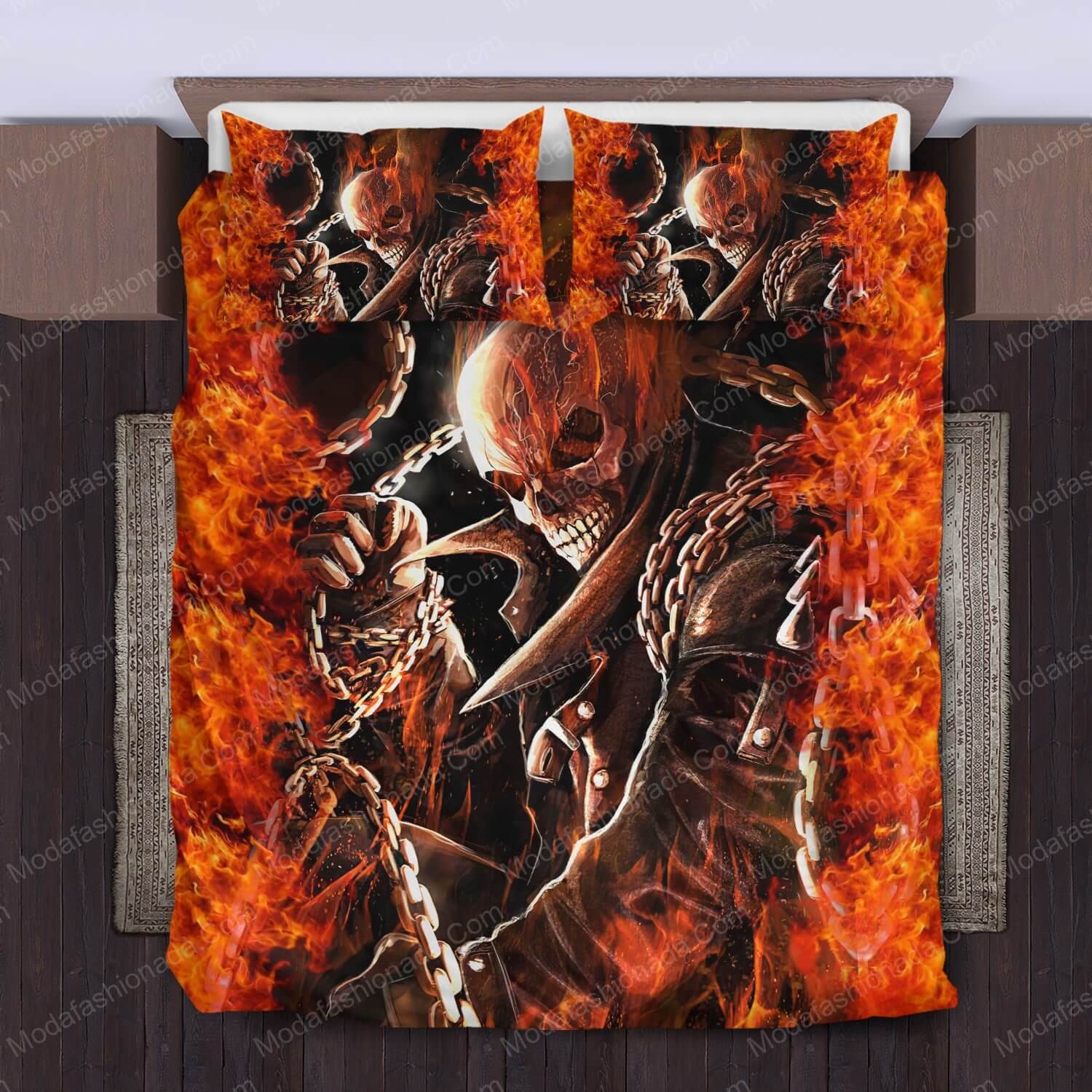 Ghost Rider Halloween Bed Sets Bedding Sets - Modafashionada.Com