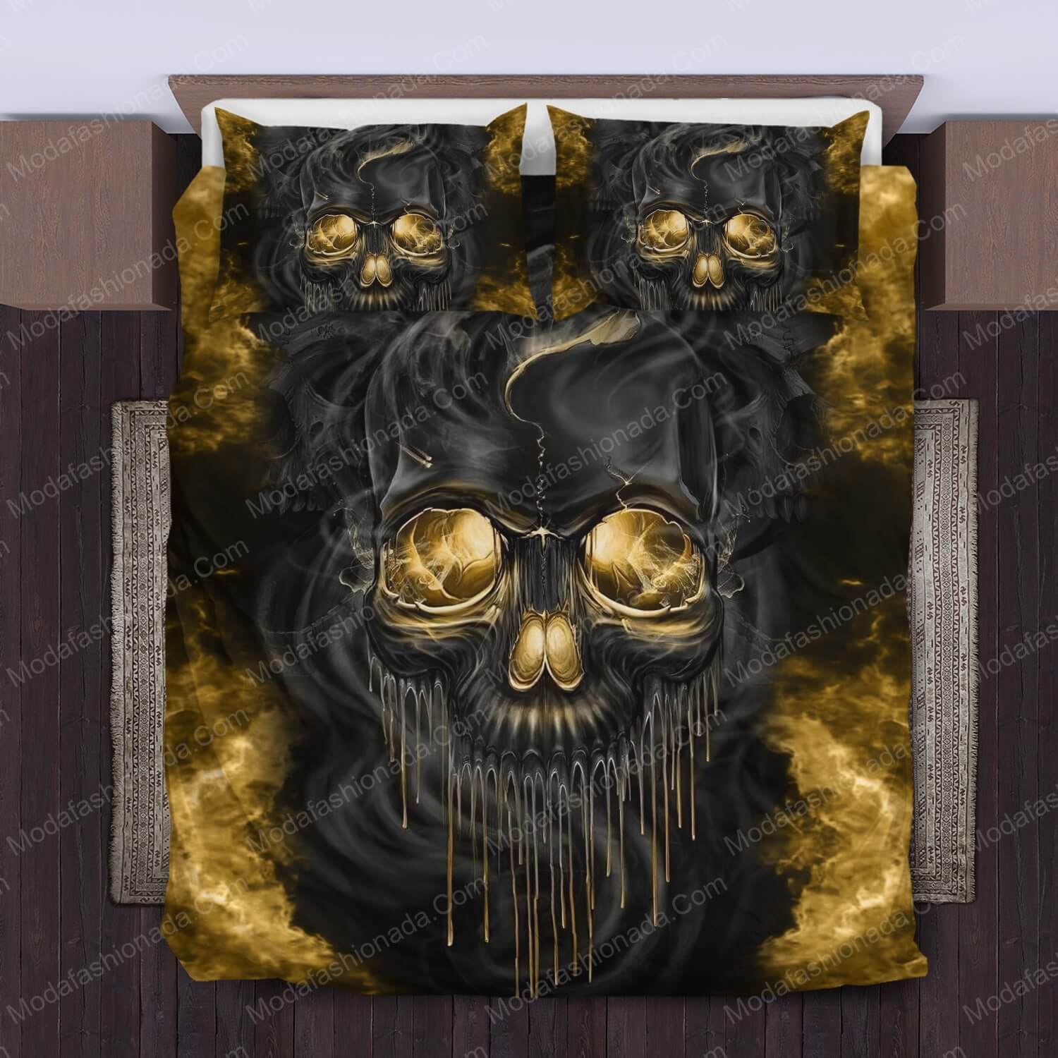 Inferno Skull Halloween Bed Sets Bedding Sets - Modafashionada.Com
