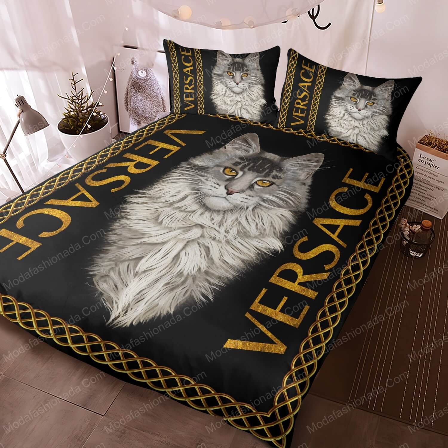Mainecoon Versace Bed Sets Bedding Sets - Modafashionada.Com Mainecoon Versace Bed Sets Bedding Sets - Modafashionada.Com