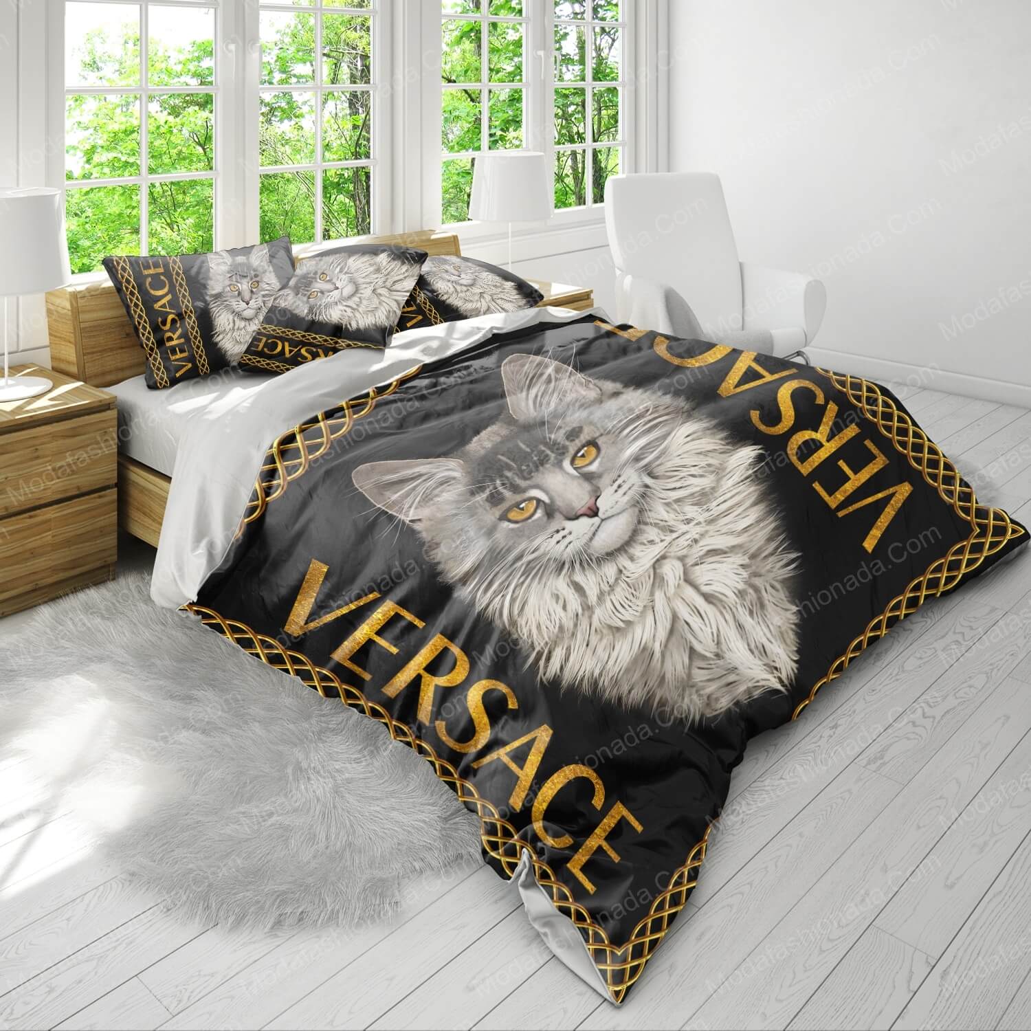 Mainecoon Versace Bed Sets Bedding Sets - Modafashionada.Com Mainecoon Versace Bed Sets Bedding Sets - Modafashionada.Com