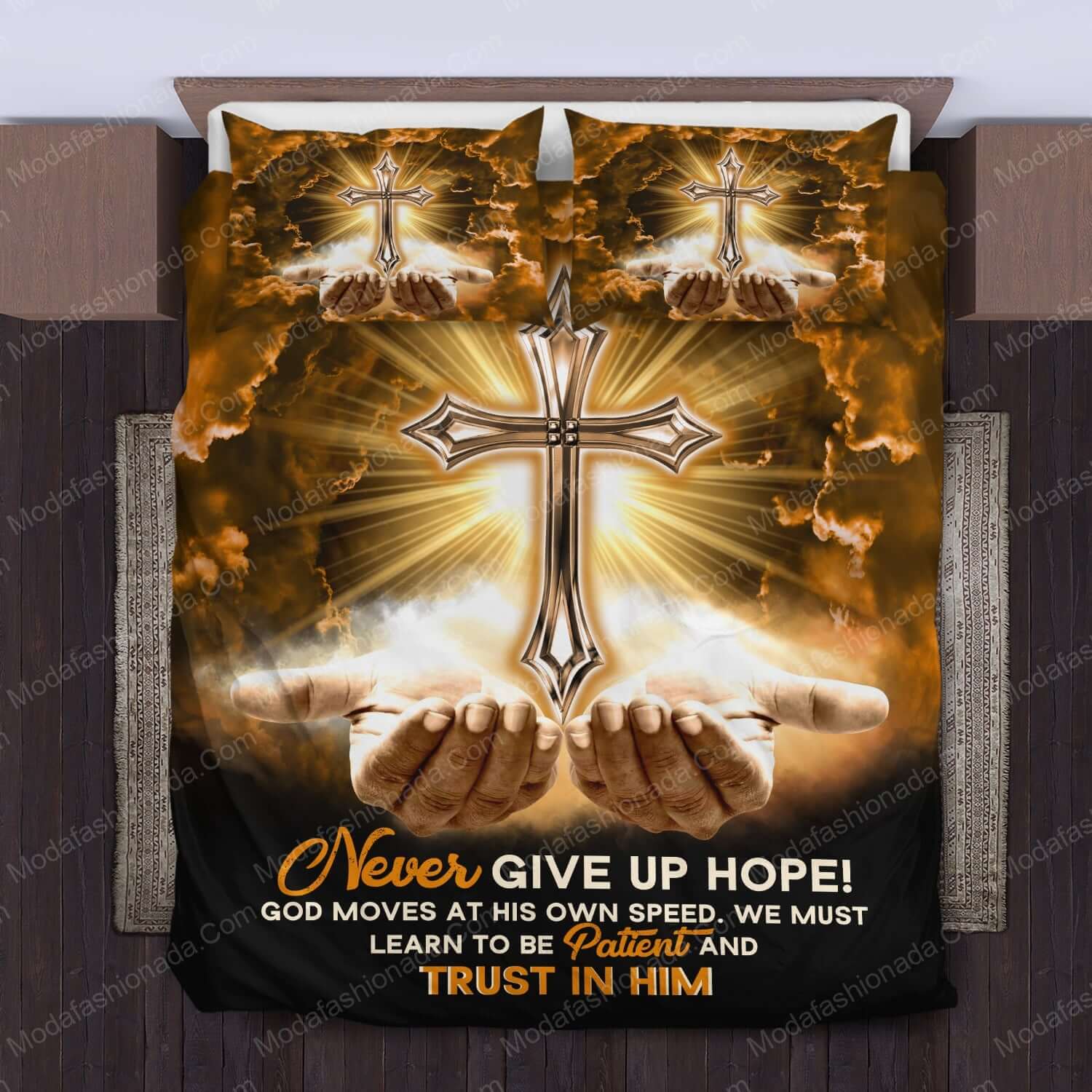 Never Give Up Hope Bed Sets Bedding Sets - Modafashionada.Com
