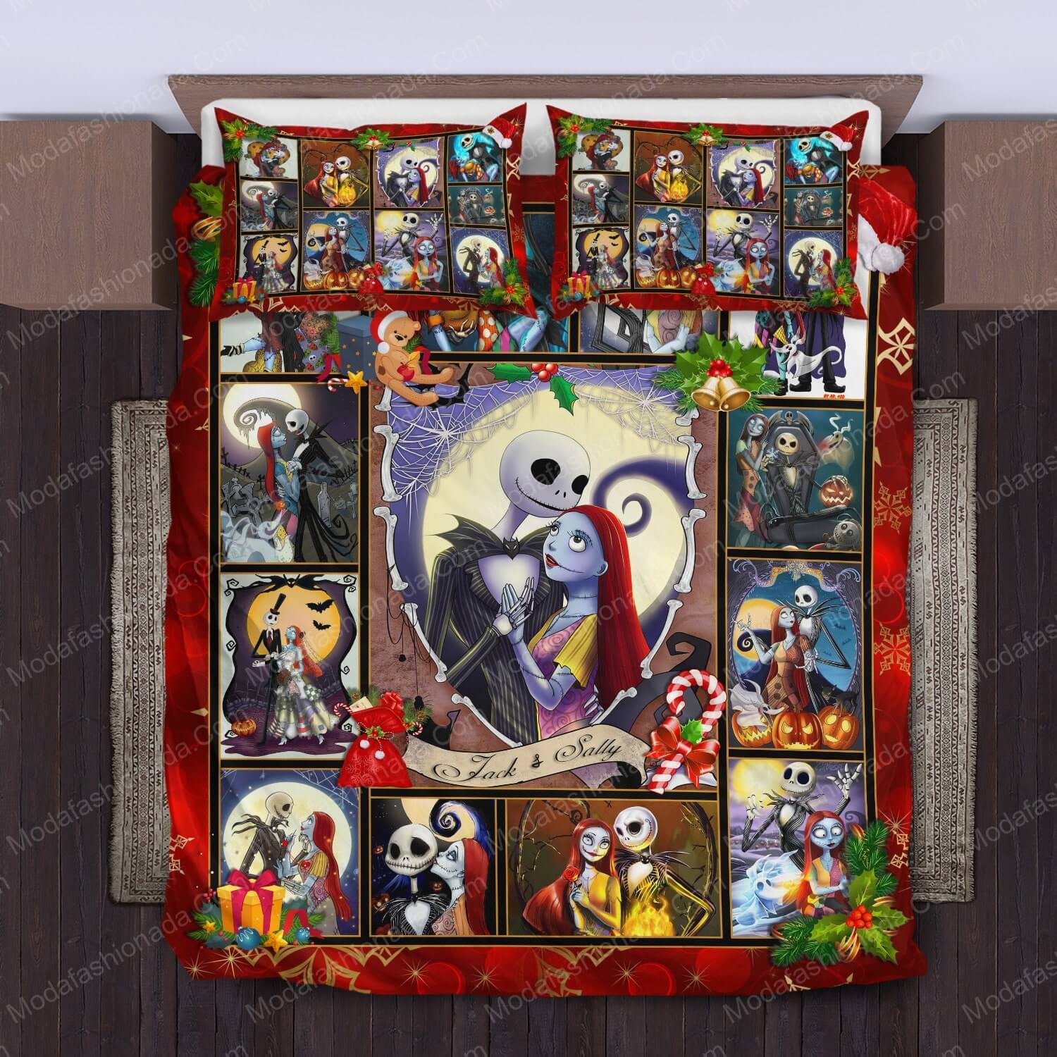 Personalized The Nightmare Before Christmas Bed Sets Bedding Sets - Modafashionada.Com