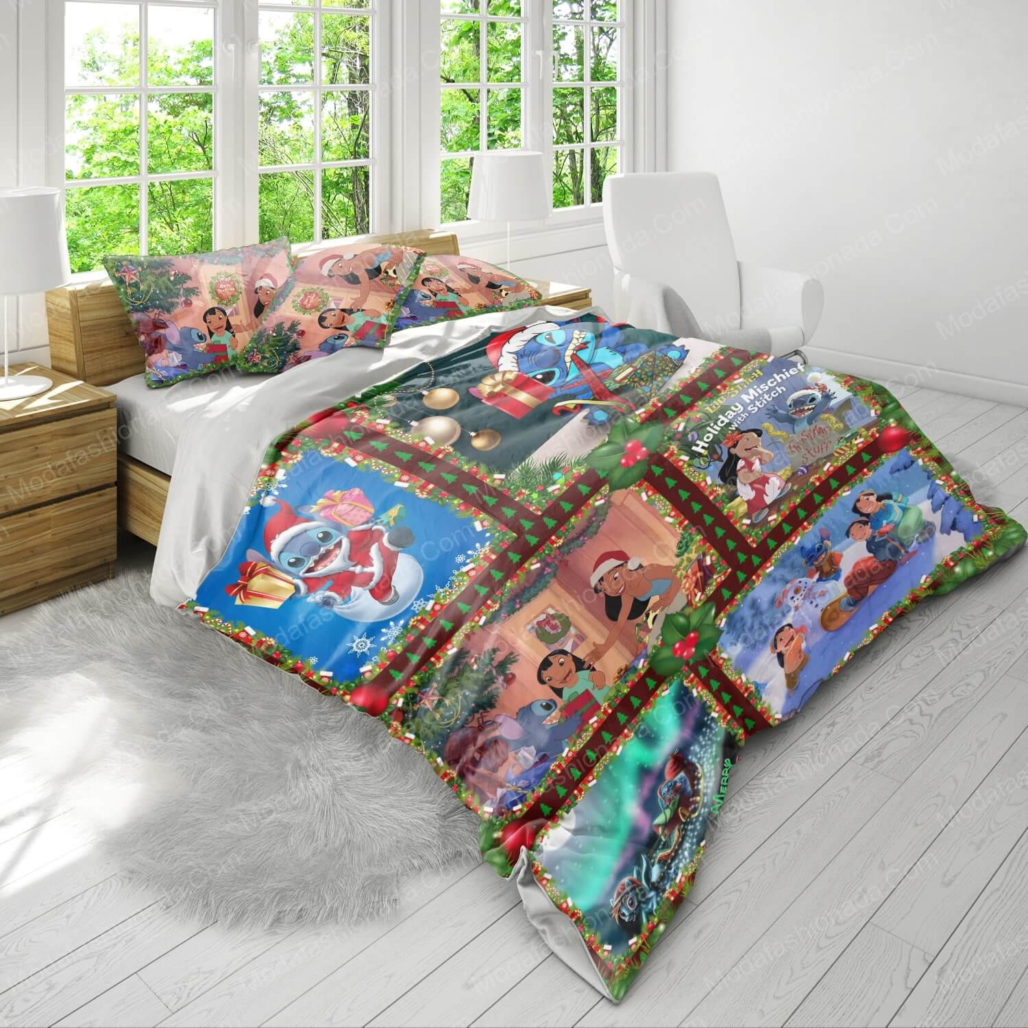 Disney Stitch Christmas Bedding Sets - Modafashionada.Com Disney Stitch Christmas Bedding Sets - Modafashionada.Com