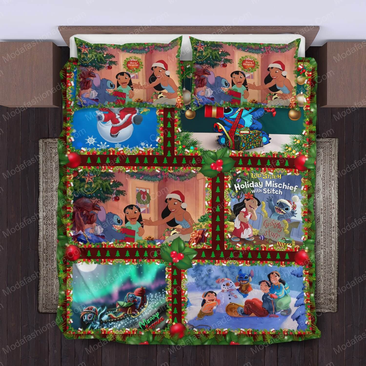 Disney Stitch Christmas Bedding Sets - Modafashionada.Com Disney Stitch Christmas Bedding Sets - Modafashionada.Com