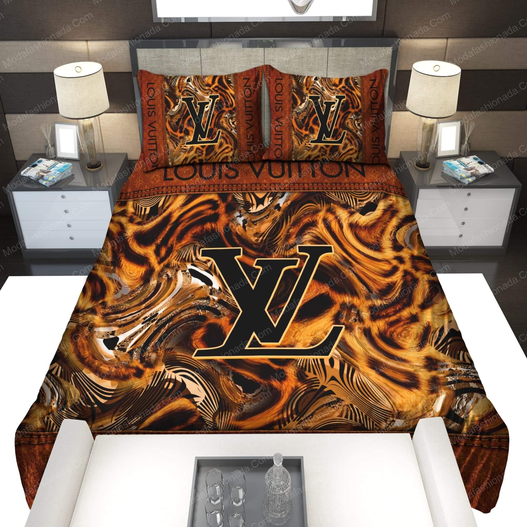 Leopard Louis Vuitton Bedding Sets - Modafashionada.Com Leopard Louis Vuitton Bedding Sets - Modafashionada.Com