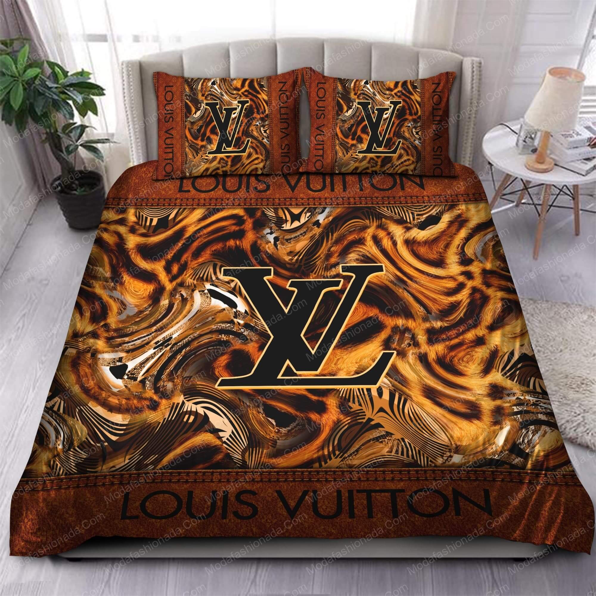 Leopard Louis Vuitton Bedding Sets - Modafashionada.Com