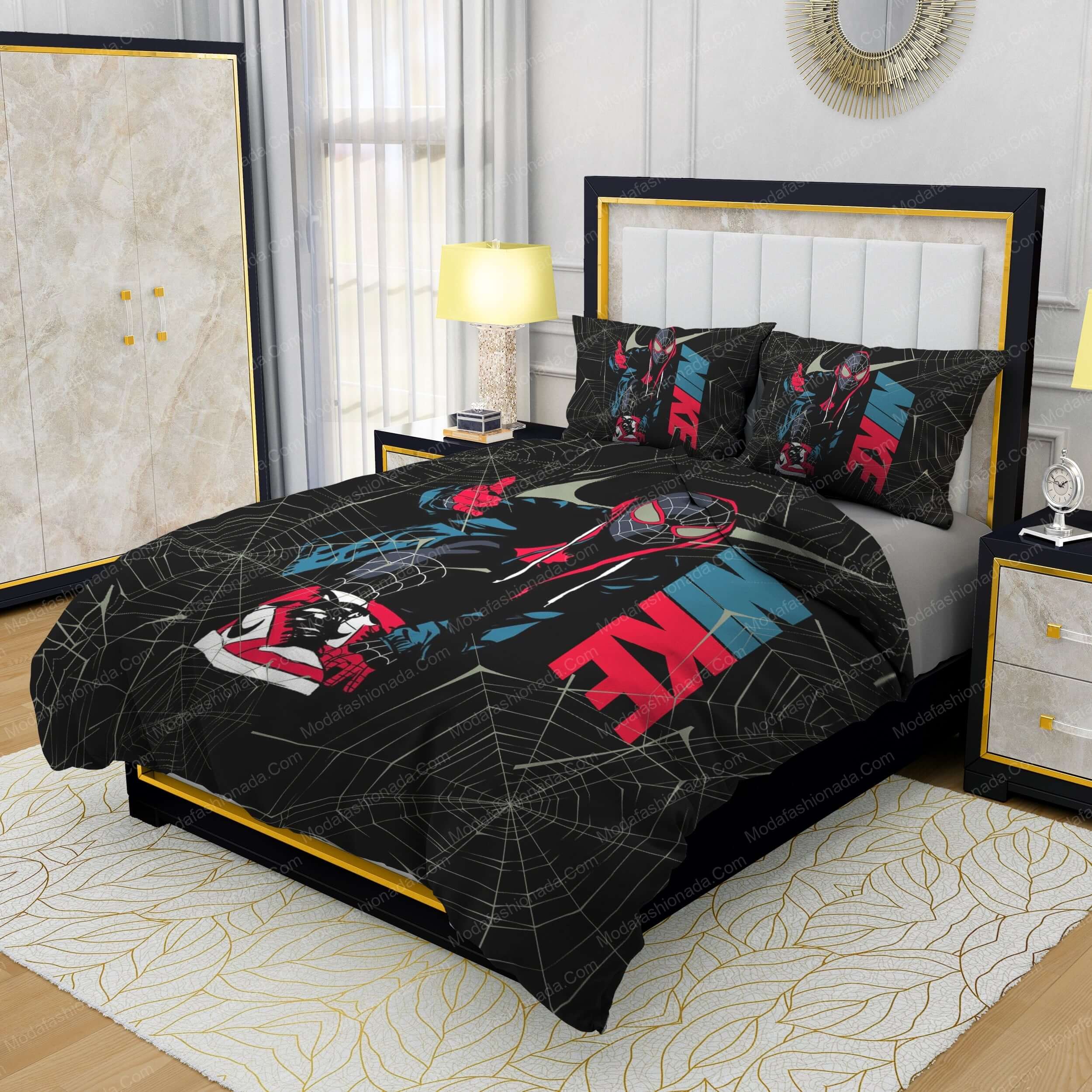 Famous Nike Air Jordan and Spider Man Design & Quality Comfortable 4 Pieces Bedding Sets - Modafashionada.Com Famous Nike Air Jordan and Spider Man Design & Quality Comfortable 4 Pieces Bedding Sets - Modafashionada.Com