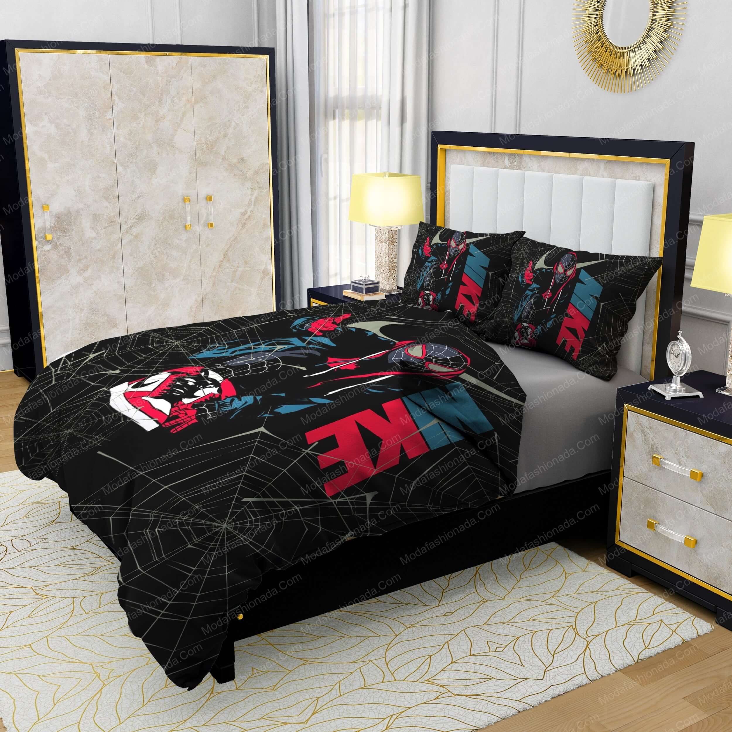 Famous Nike Air Jordan and Spider Man Design & Quality Comfortable 4 Pieces Bedding Sets - Modafashionada.Com Famous Nike Air Jordan and Spider Man Design & Quality Comfortable 4 Pieces Bedding Sets - Modafashionada.Com