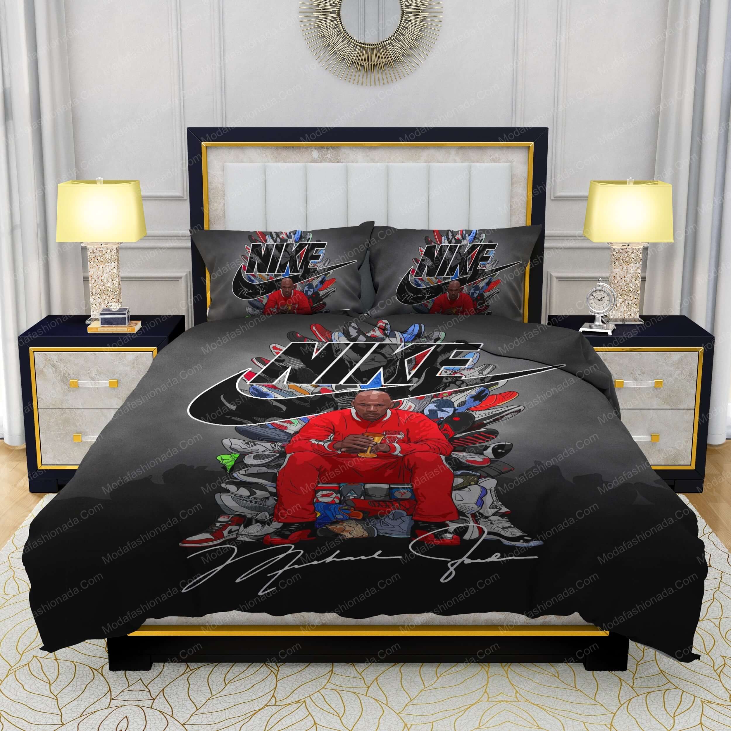 Michael Jordan Shoes Nike Bedding Sets - Modafashionada.Com
