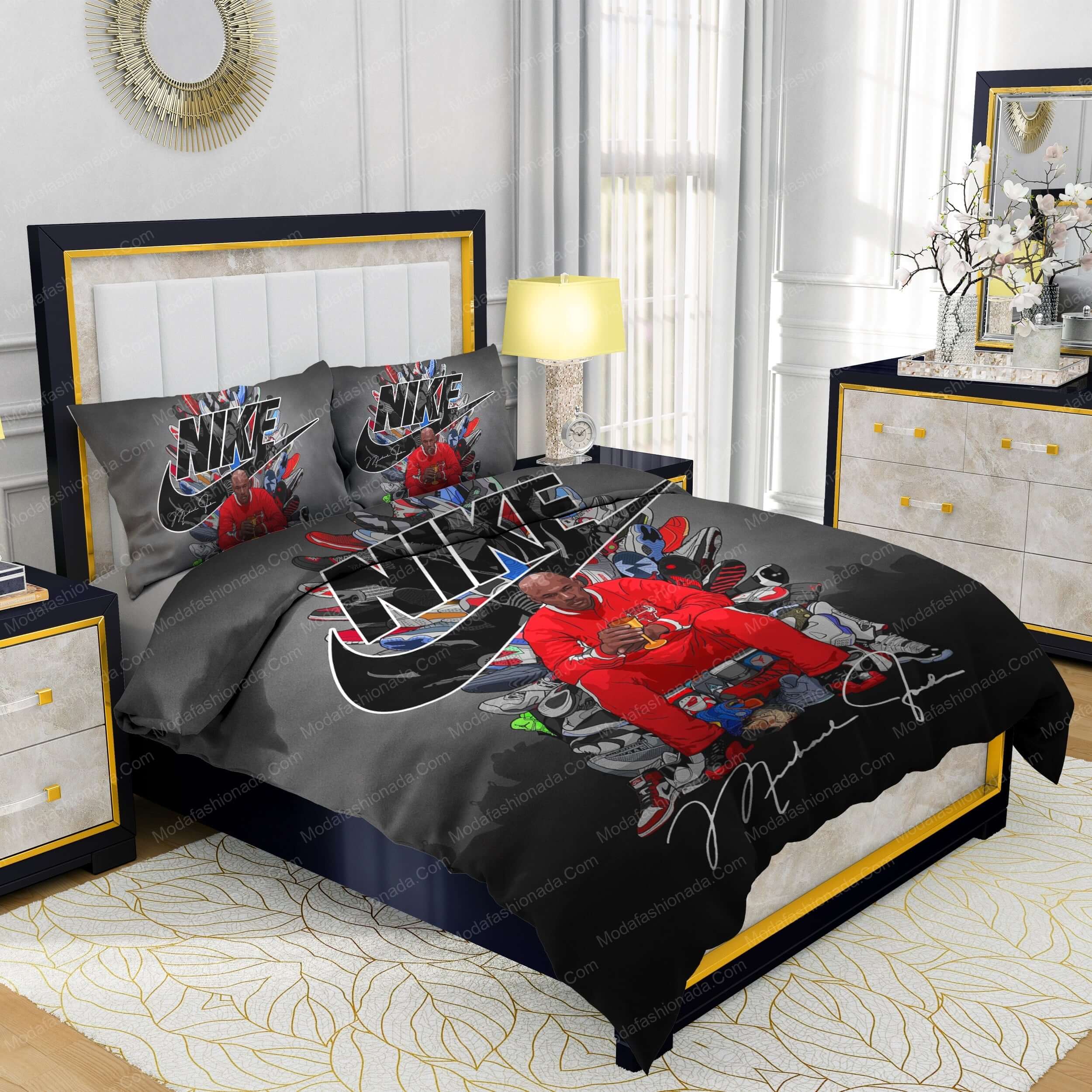 Michael Jordan Shoes Nike Bedding Sets - Modafashionada.Com Michael Jordan Shoes Nike Bedding Sets - Modafashionada.Com