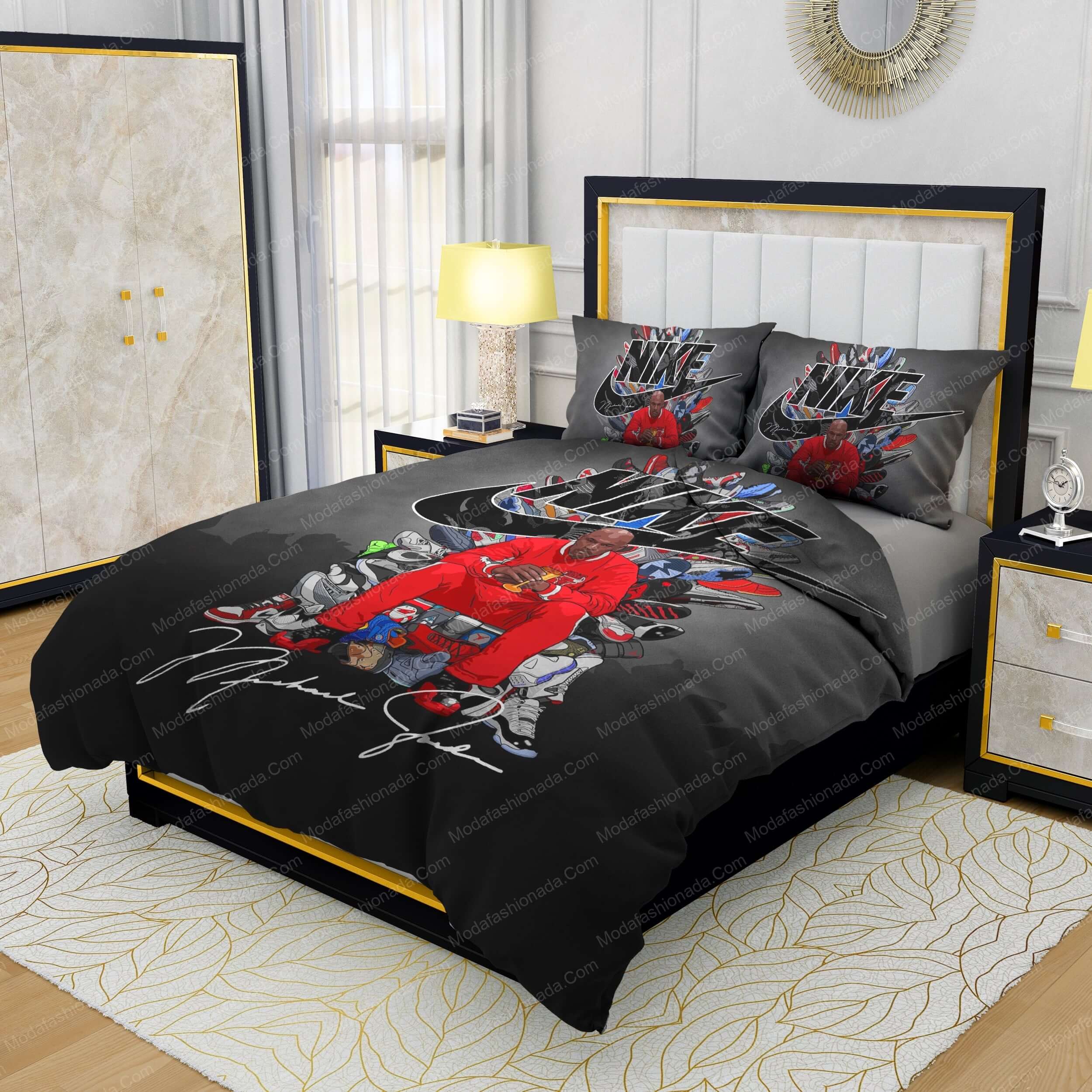 Michael Jordan Shoes Nike Bedding Sets - Modafashionada.Com Michael Jordan Shoes Nike Bedding Sets - Modafashionada.Com