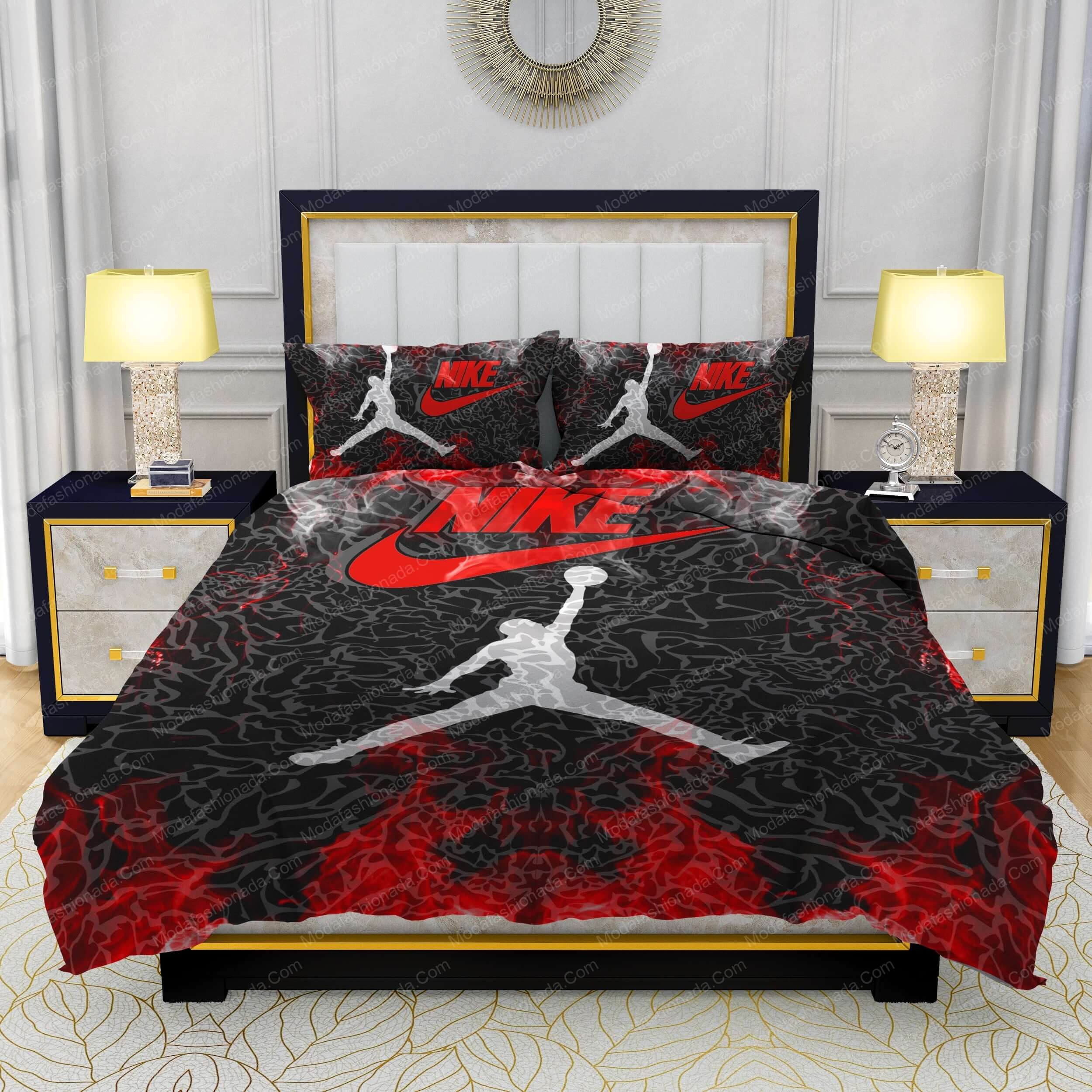 Famous Nike Air Jordan JUST DO IT Design & Quality Comfortable 4 Pieces Bedding Sets - Modafashionada.Com