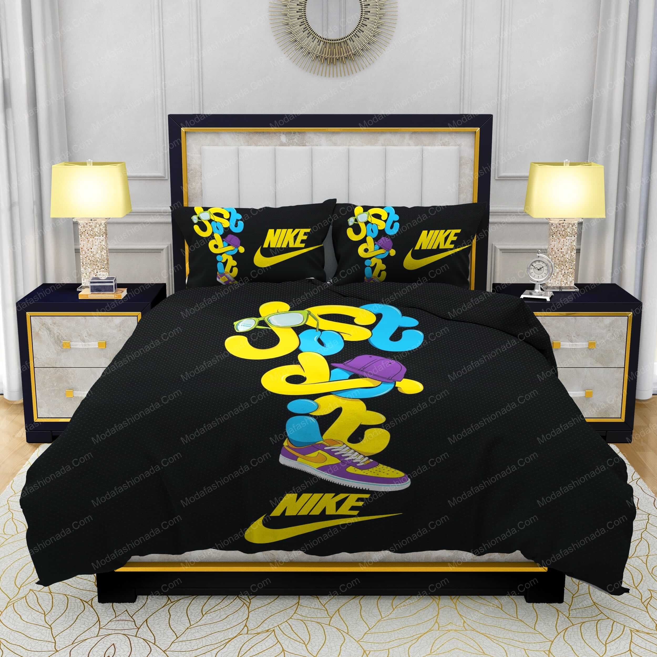 Famous Nike JUST DO IT Design & Quality Comfortable 4 Pieces Bedding Sets - Modafashionada.Com