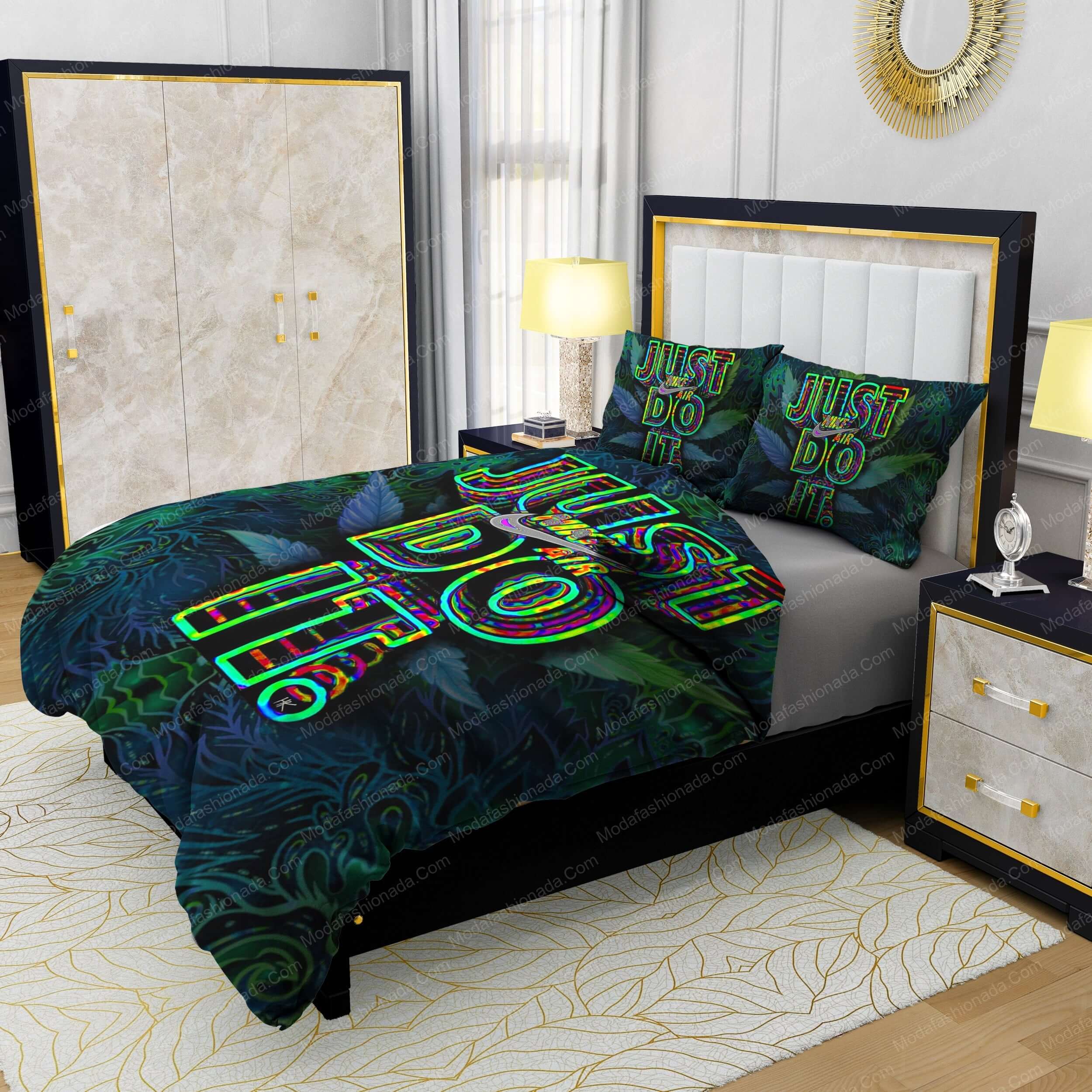Famous Nike Weed Design & Quality Comfortable 4 Pieces Bedding Sets - Modafashionada.Com Famous Nike Weed Design & Quality Comfortable 4 Pieces Bedding Sets - Modafashionada.Com
