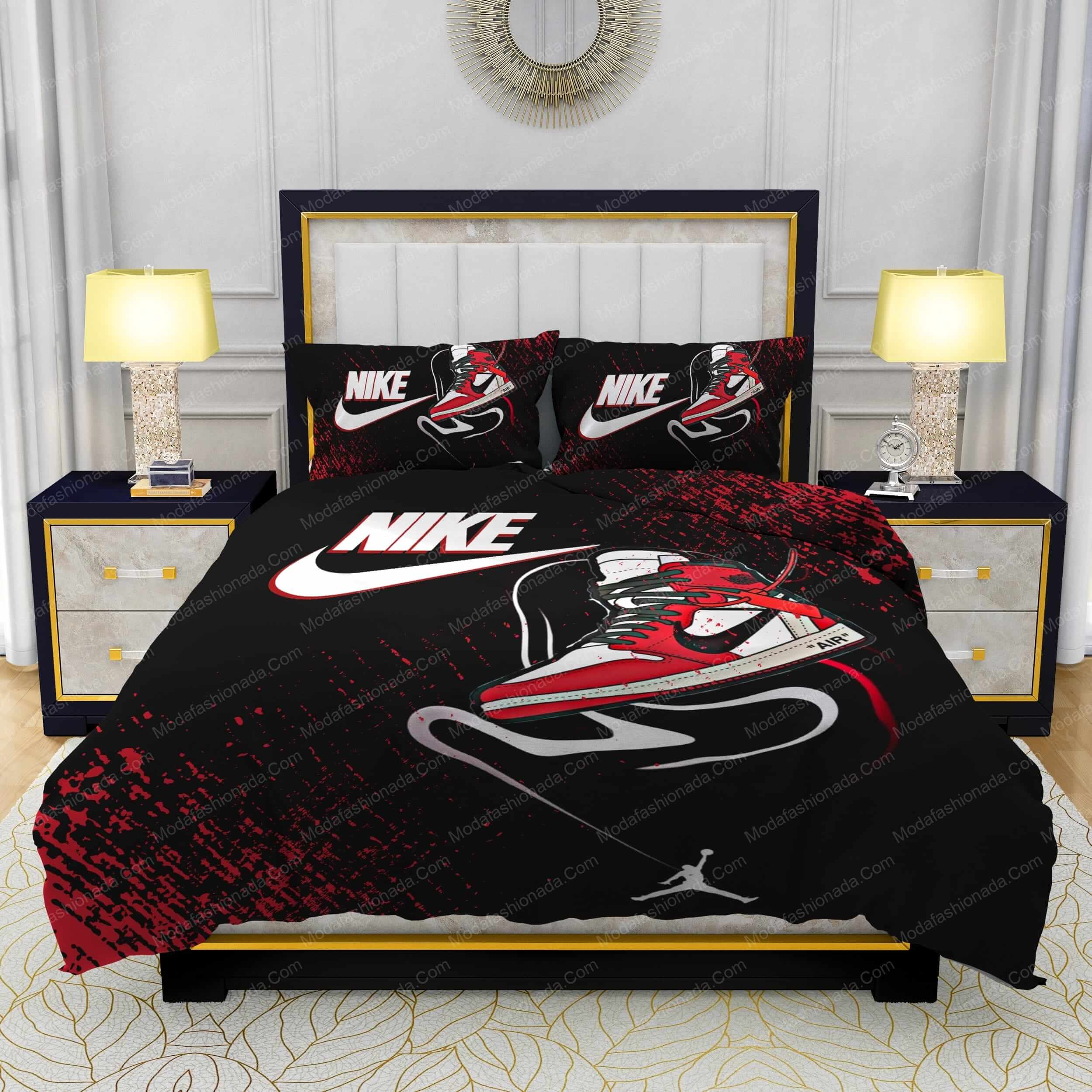 Nike Air Jordan Design & Quality Comfortable 4 Pieces Bedding Sets - Modafashionada.Com