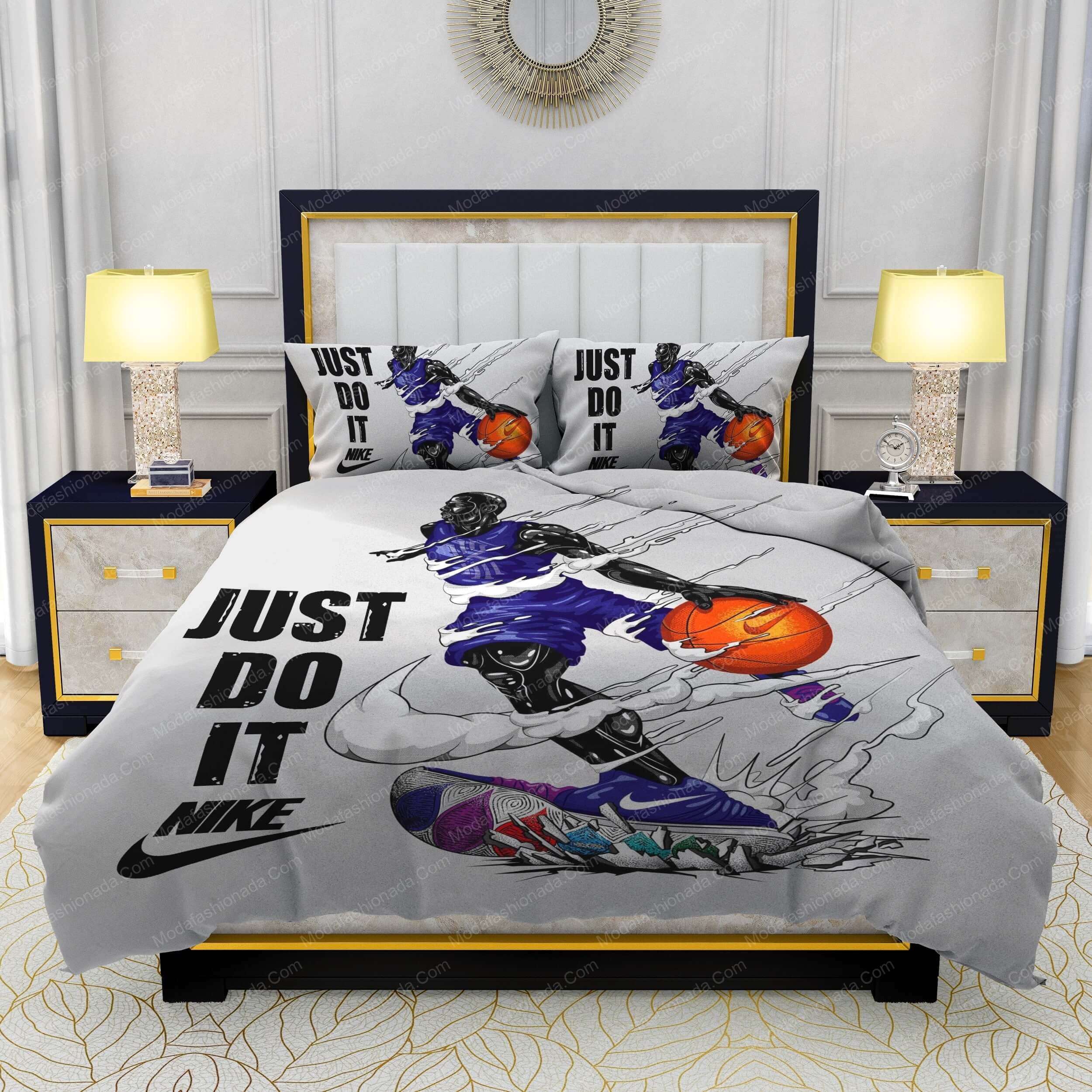 Nike Air Jordan JUST DO IT Design & Quality Comfortable 4 Pieces Bedding Sets - Modafashionada.Com