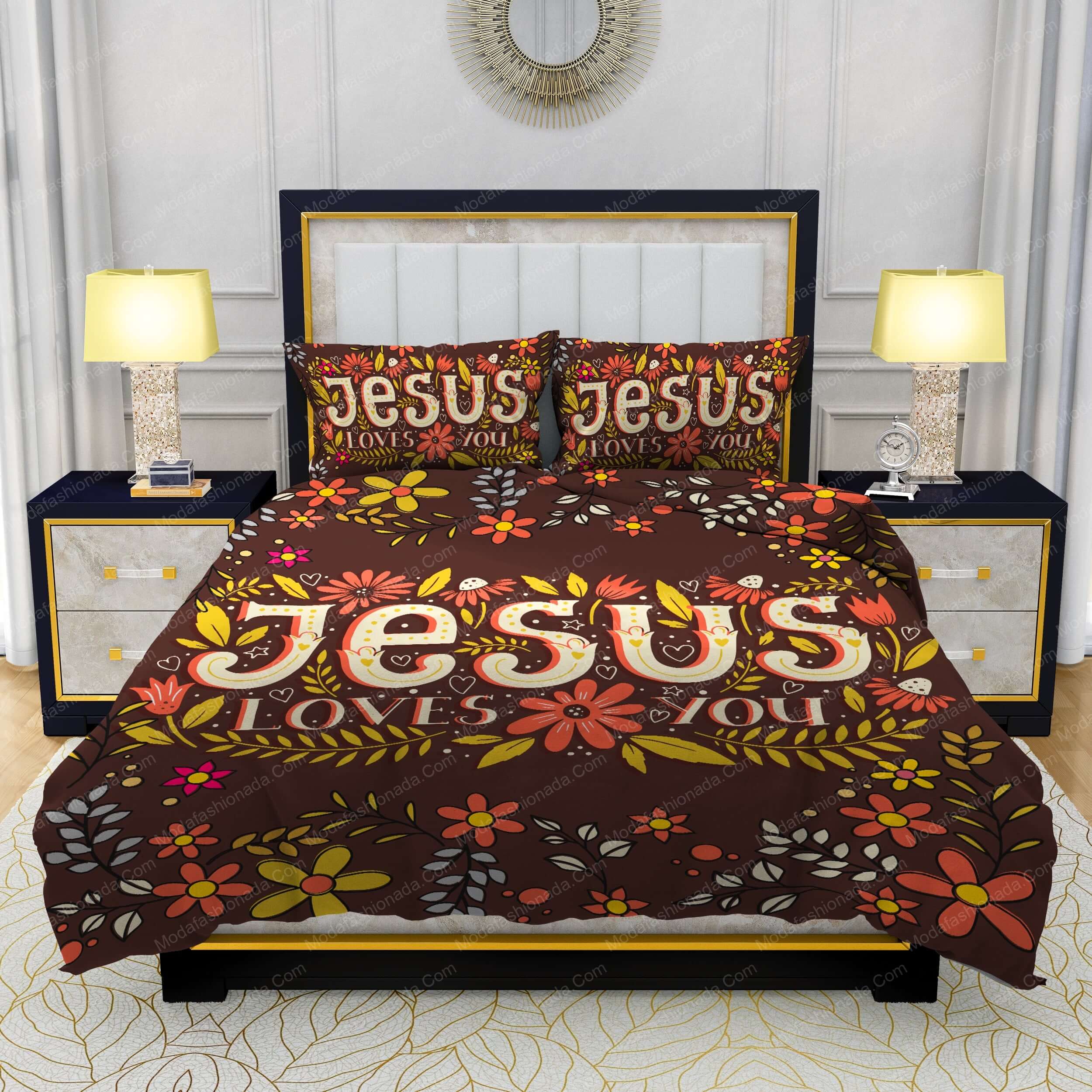 Jesus Loves You Bedding Sets - Modafashionada.Com