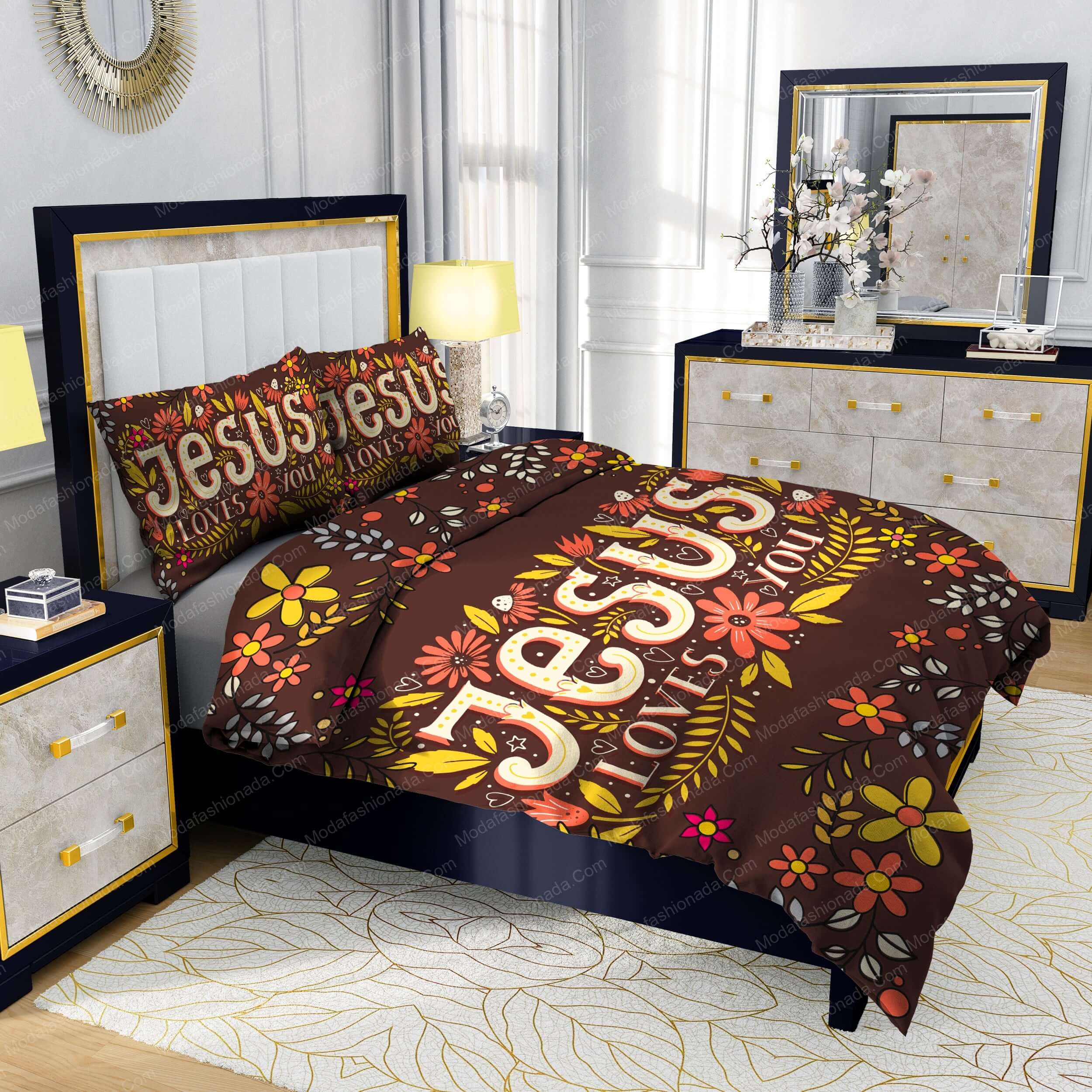 Jesus Loves You Bedding Sets - Modafashionada.Com Jesus Loves You Bedding Sets - Modafashionada.Com