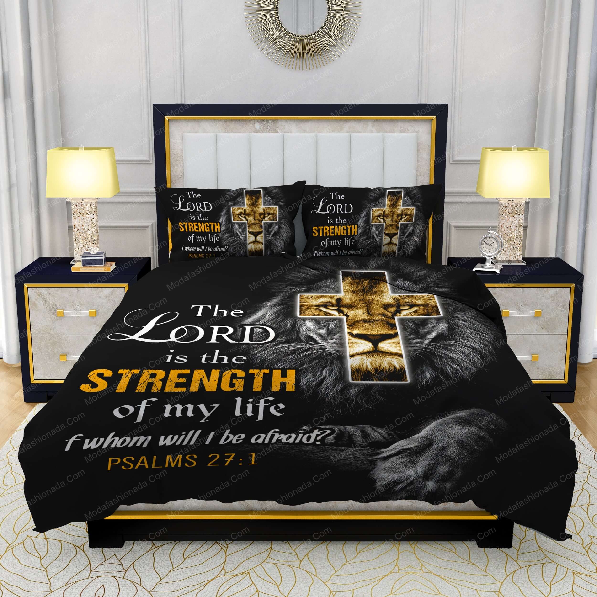 The God Is The Strength Of My Life Bedding Sets - Modafashionada.Com