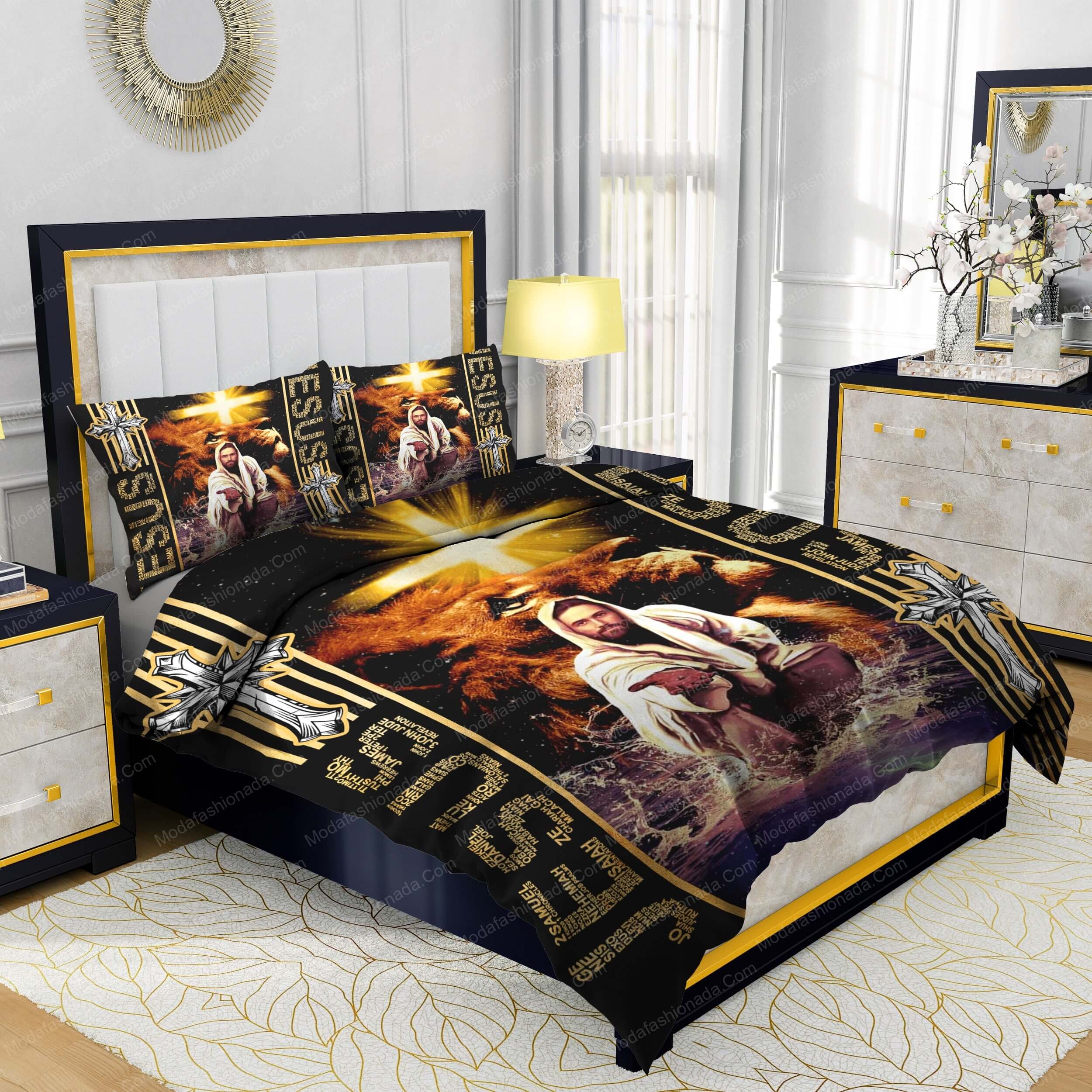 The Lion Of Judah, Jesus Reaching Out His Hand Bedding Sets - Modafashionada.Com The Lion Of Judah, Jesus Reaching Out His Hand Bedding Sets - Modafashionada.Com