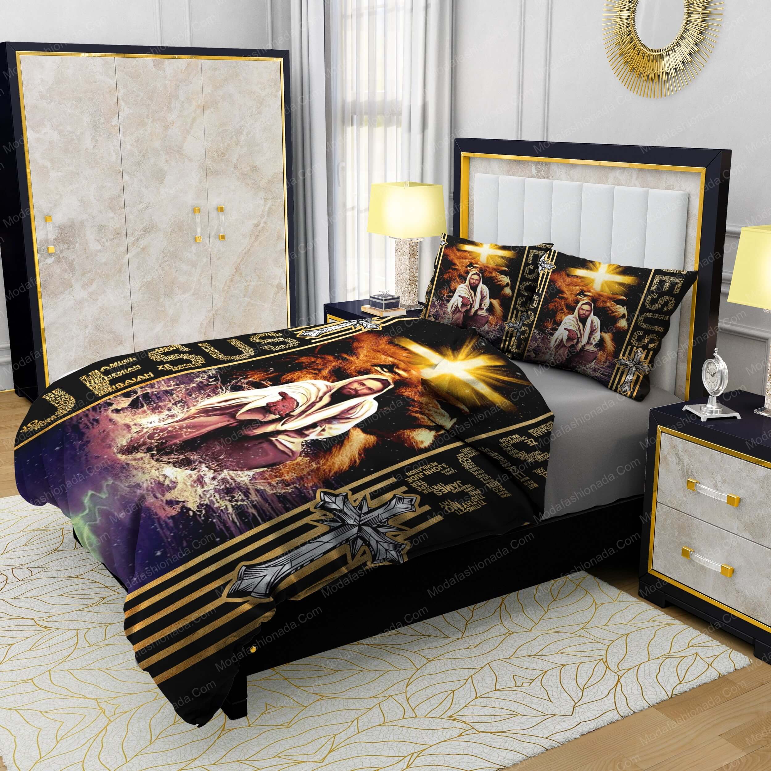 The Lion Of Judah, Jesus Reaching Out His Hand Bedding Sets - Modafashionada.Com The Lion Of Judah, Jesus Reaching Out His Hand Bedding Sets - Modafashionada.Com