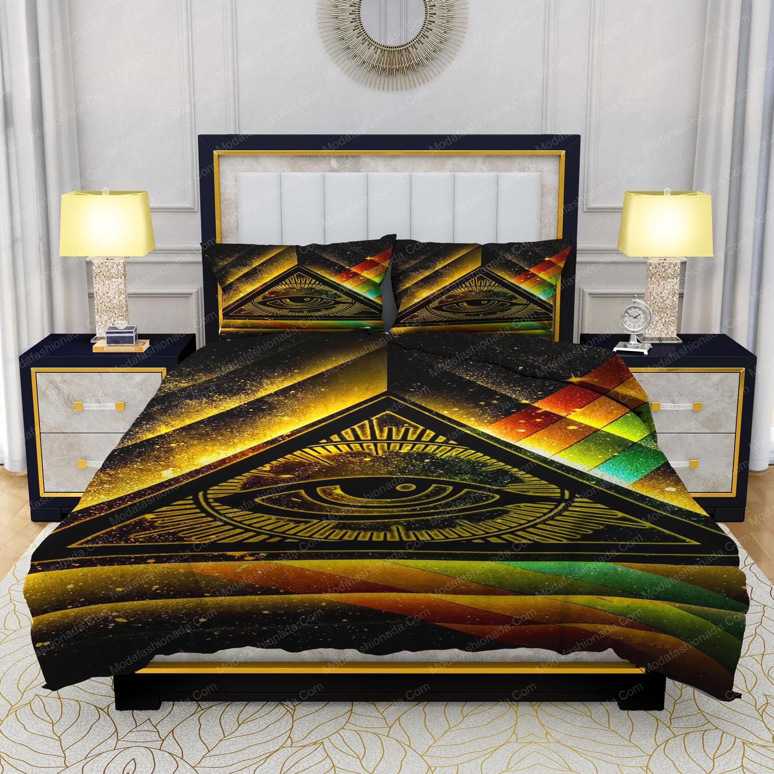 Egyptian Pyramid Eye Bedding Sets